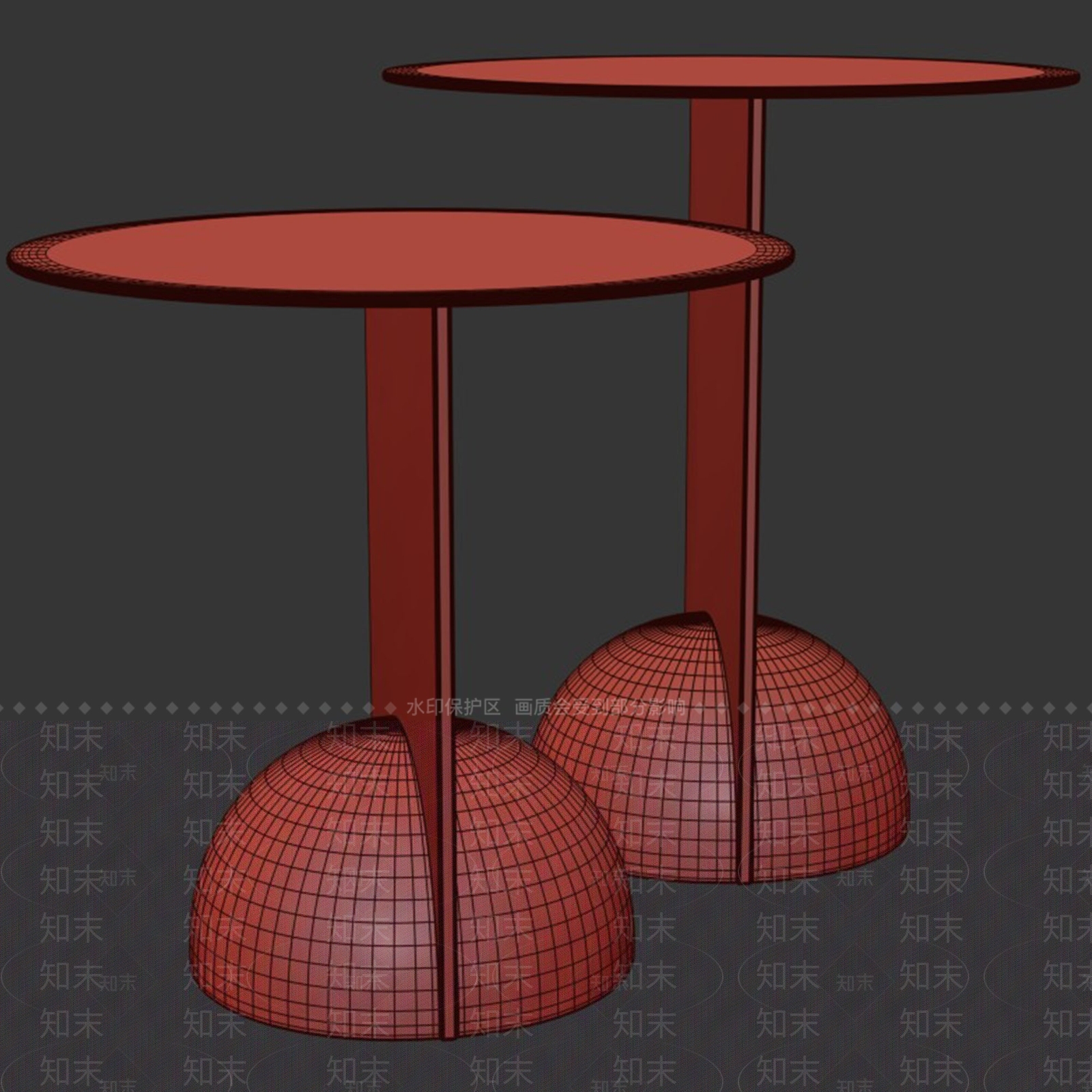 现代中古边几3D模型下载【ID:1189945243】