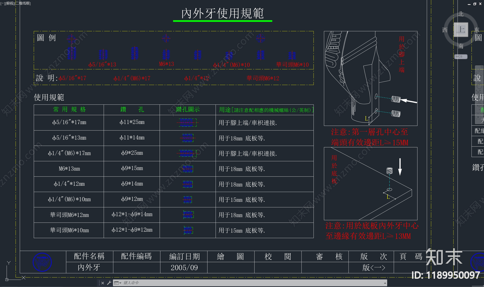 现代五金管件cad施工图下载【ID:1189950097】