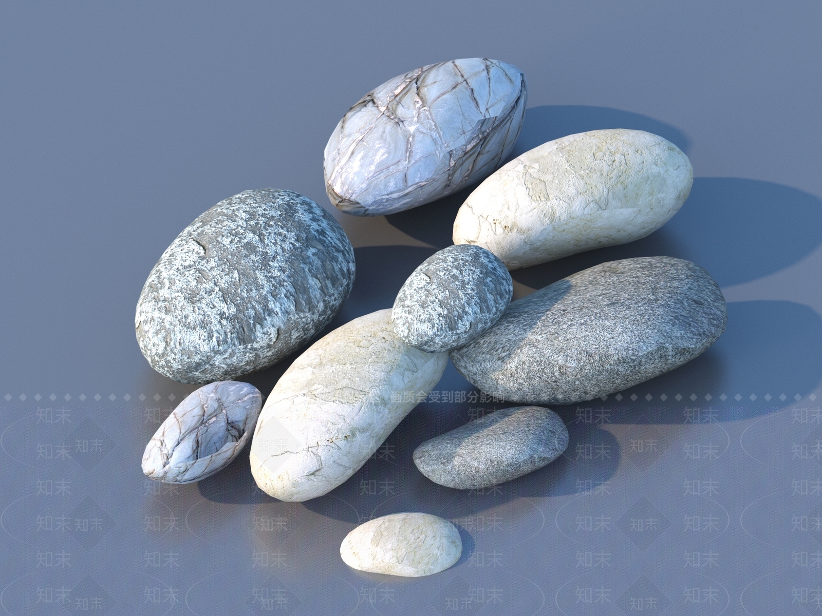 现代石头3D模型下载【ID:1189952166】