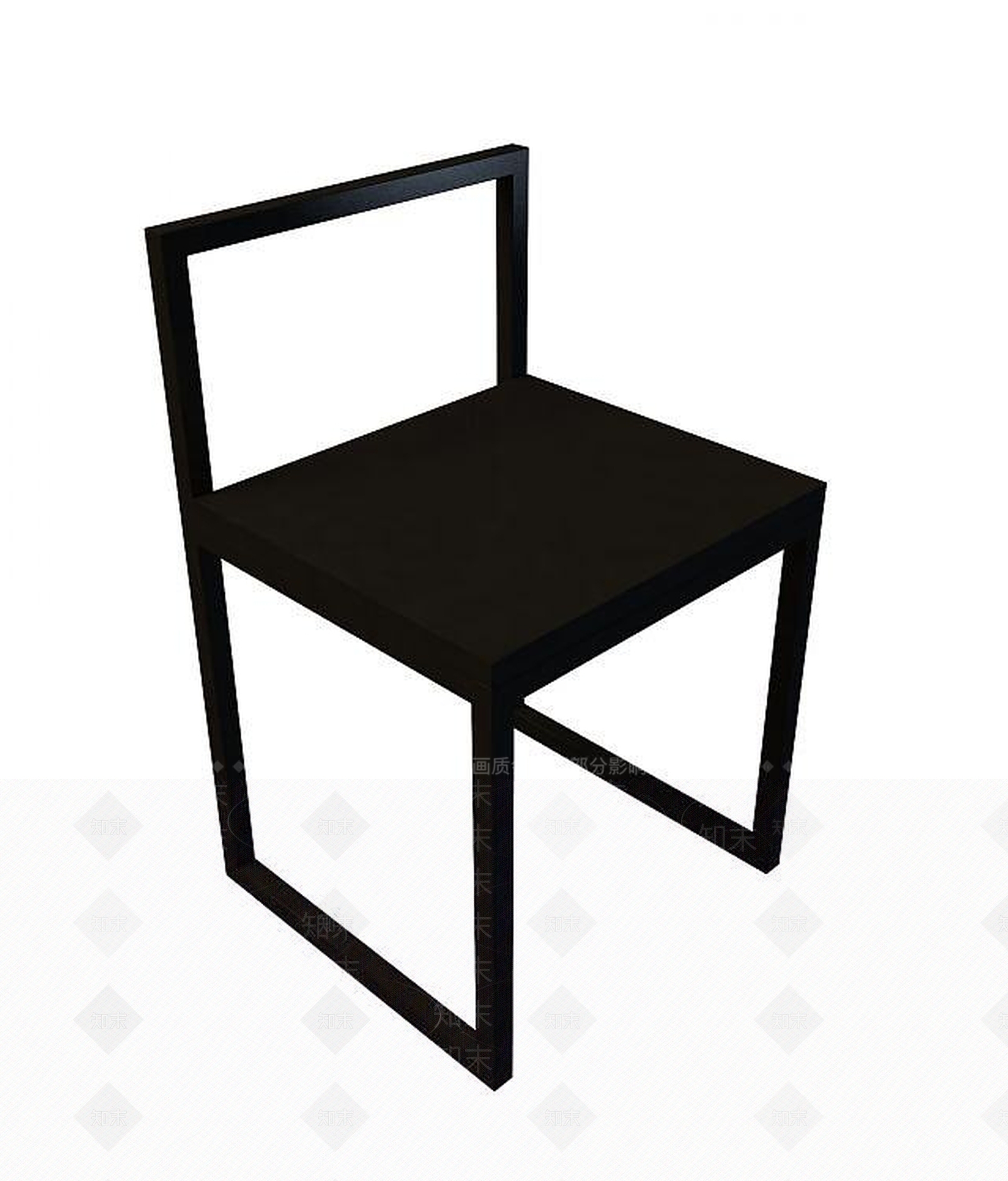 现代简易休闲椅3D模型下载【ID:1189956622】