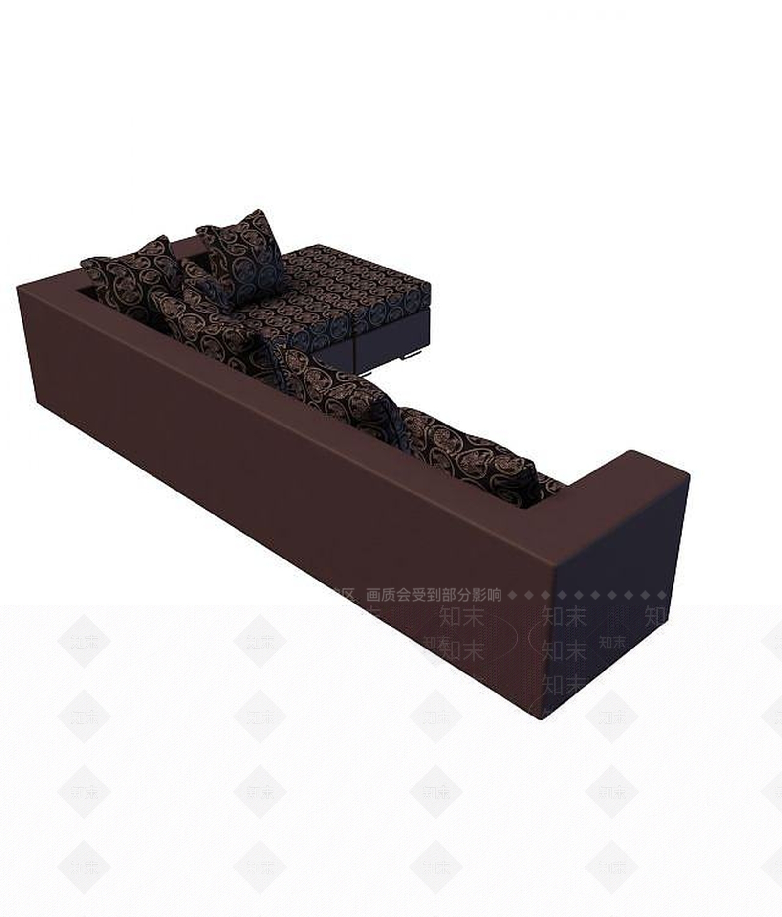 现代多人沙发3D模型下载【ID:1189957229】