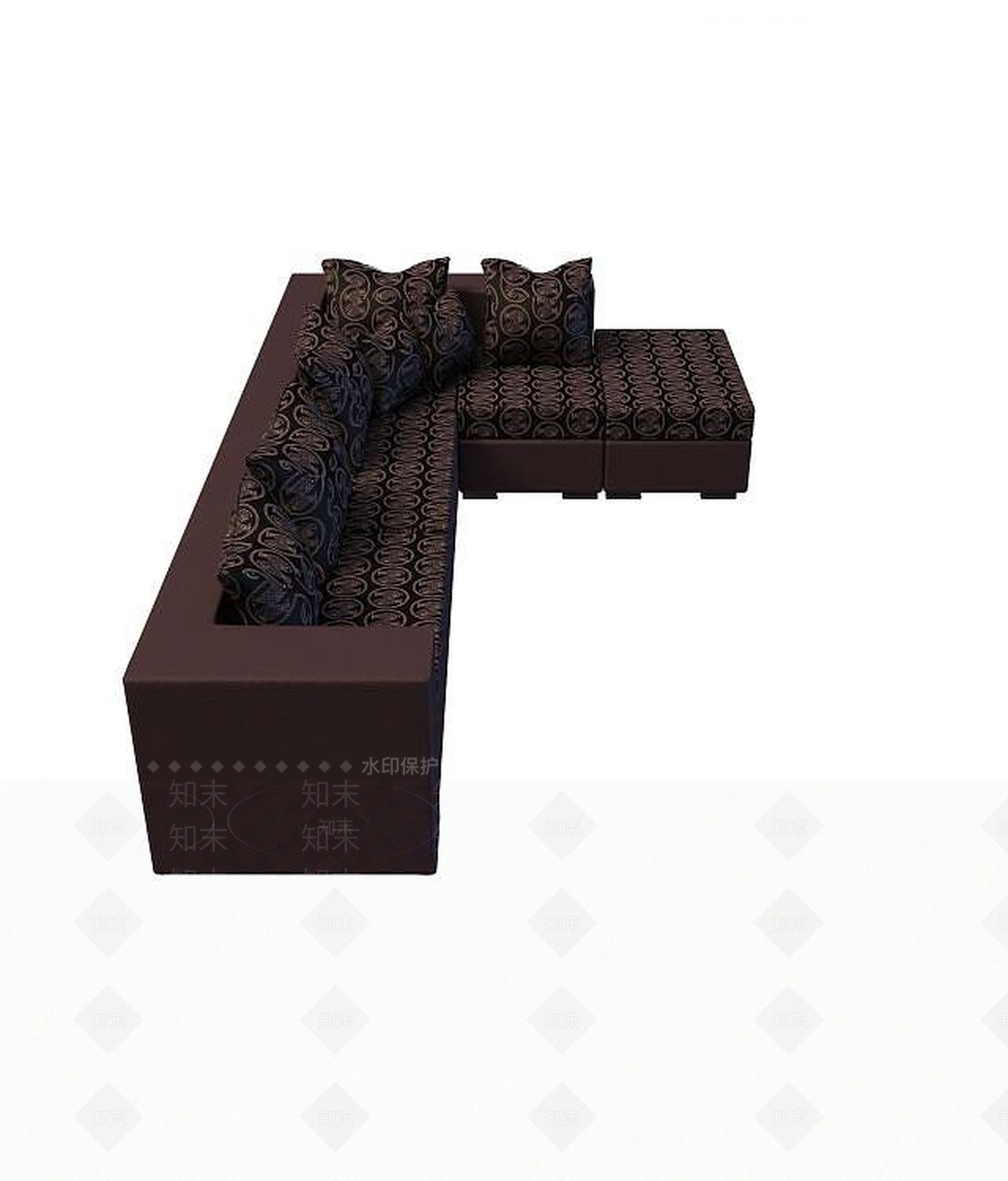 现代多人沙发3D模型下载【ID:1189957229】