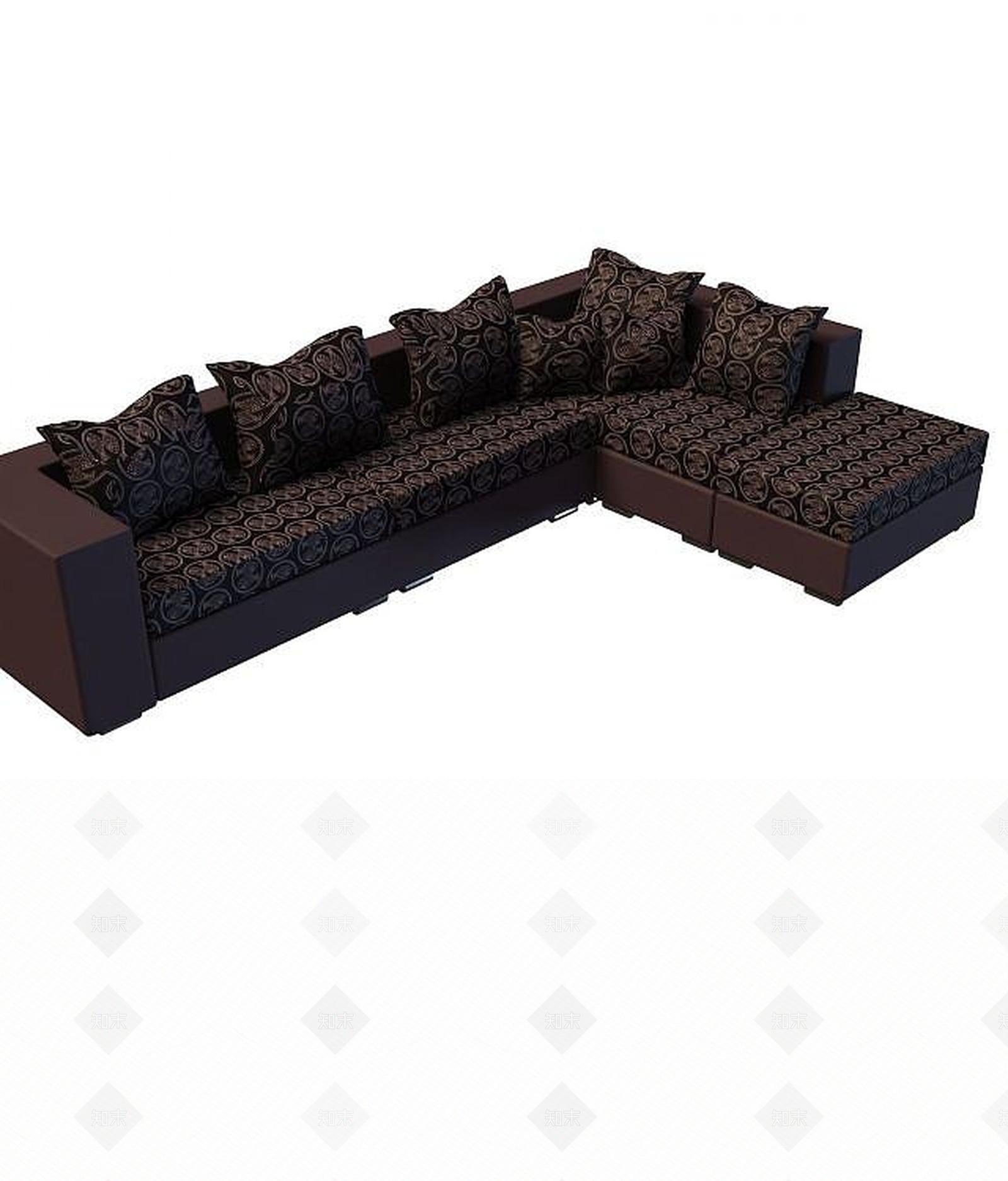 现代多人沙发3D模型下载【ID:1189957229】