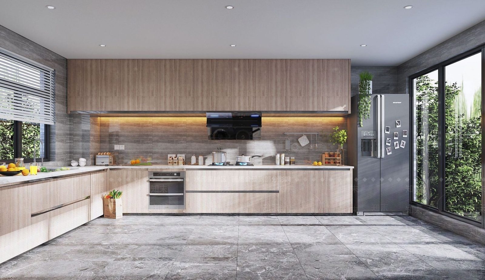 北欧厨房3D模型下载【ID:1189957594】