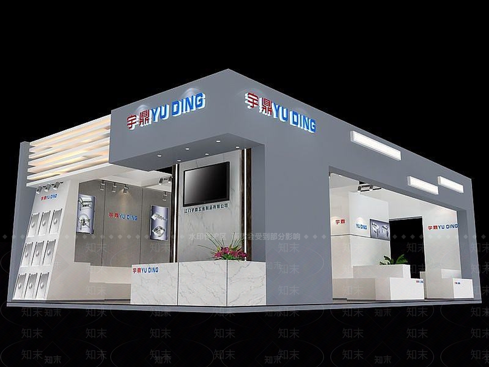 现代电器展厅3D模型下载【ID:1189958024】