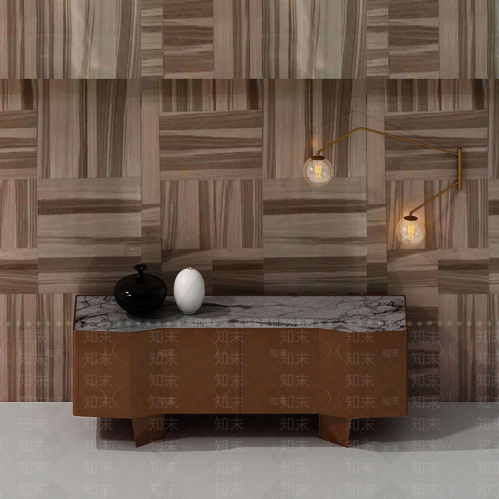 现代边柜3D模型下载【ID:1189960407】