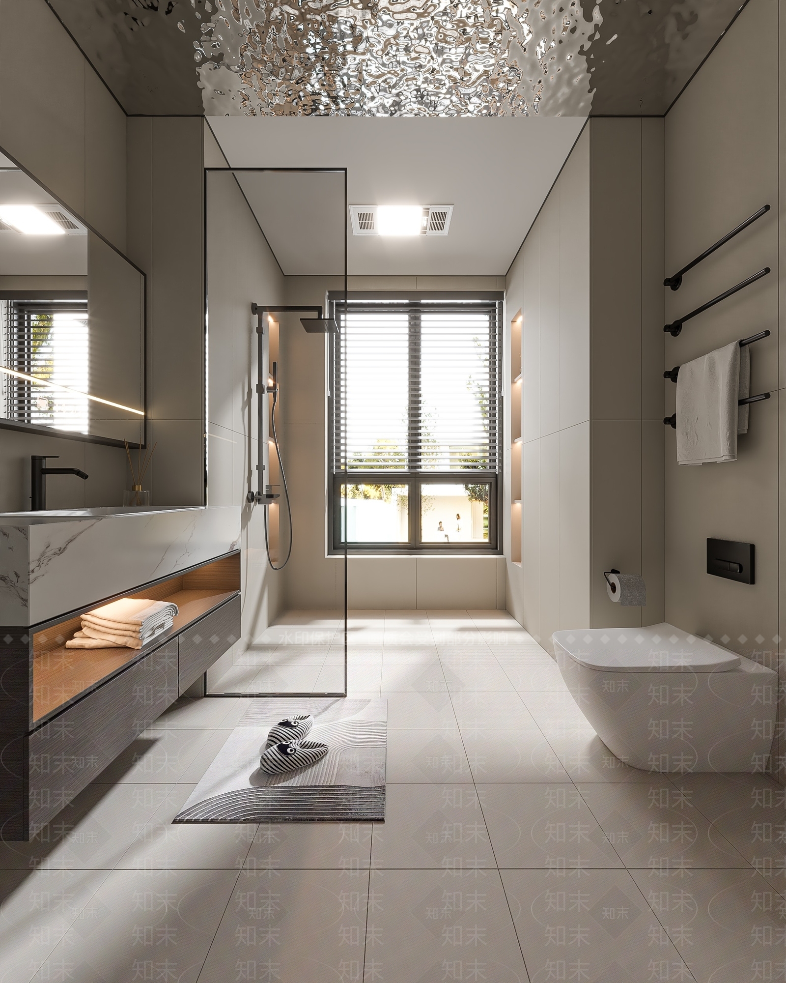现代卫生间SU模型下载【ID:1189962236】