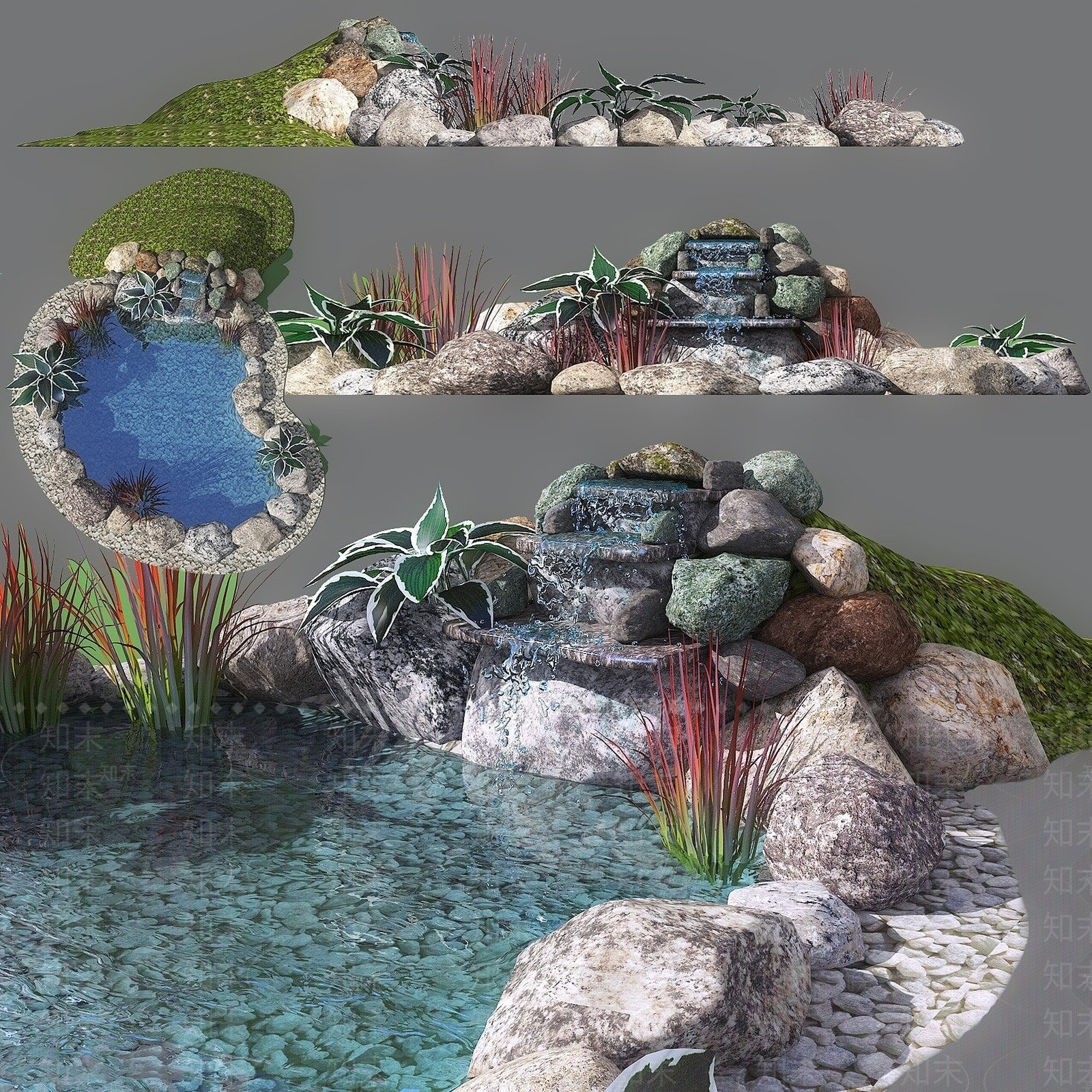 现代其他景观小品3D模型下载【ID:1189963130】
