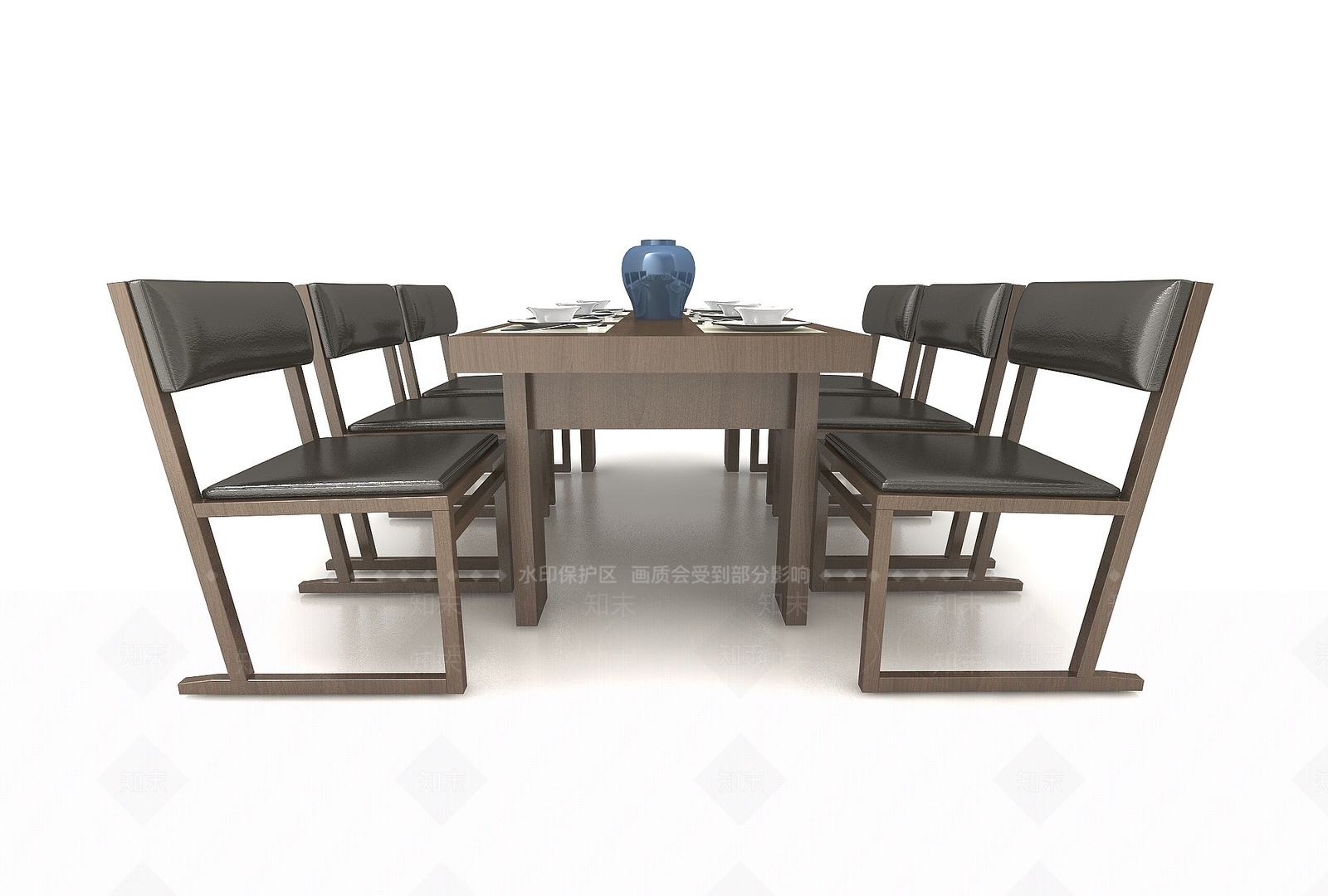 现代书桌椅3D模型下载【ID:1189964056】
