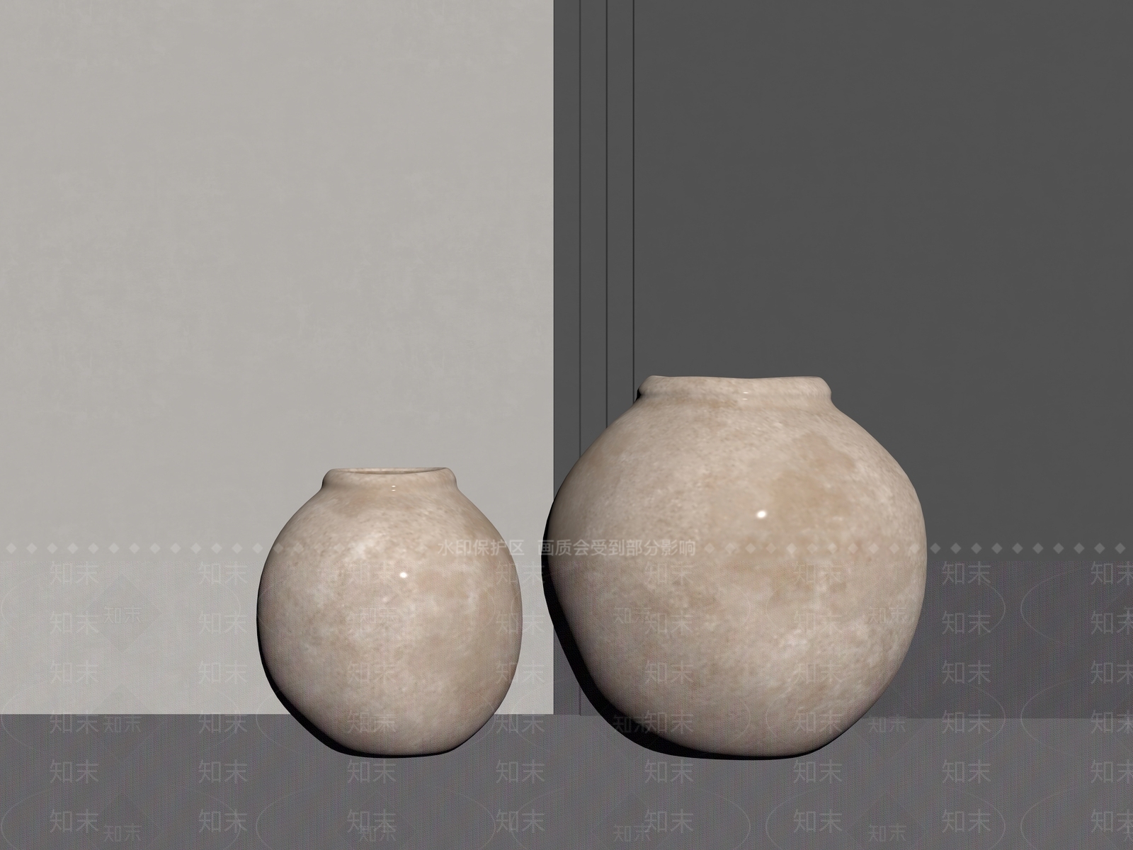 侘寂中古摆件组合SU模型下载【ID:1189970945】