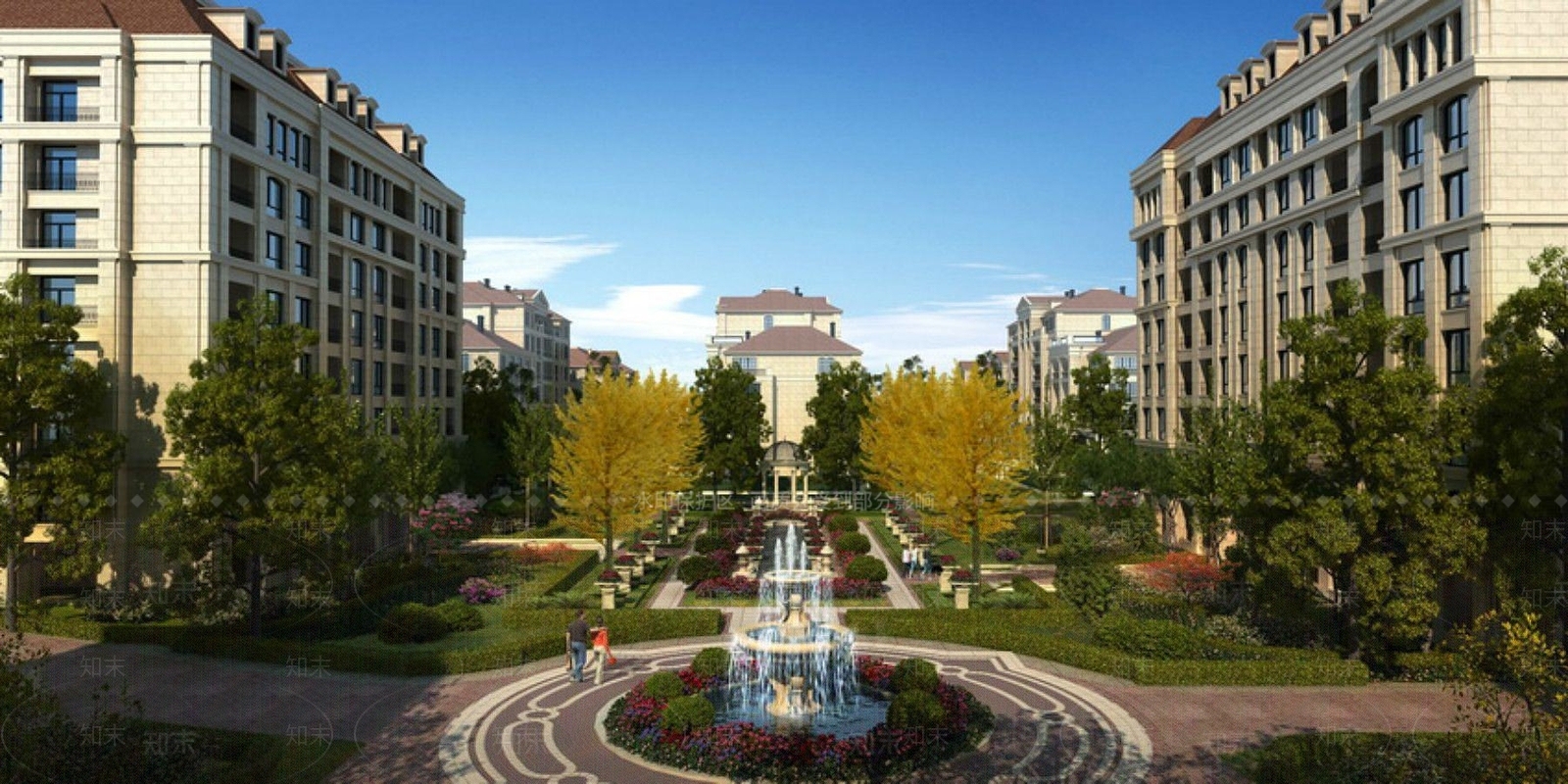 现代小区景观喷泉3D模型下载【ID:1189971043】