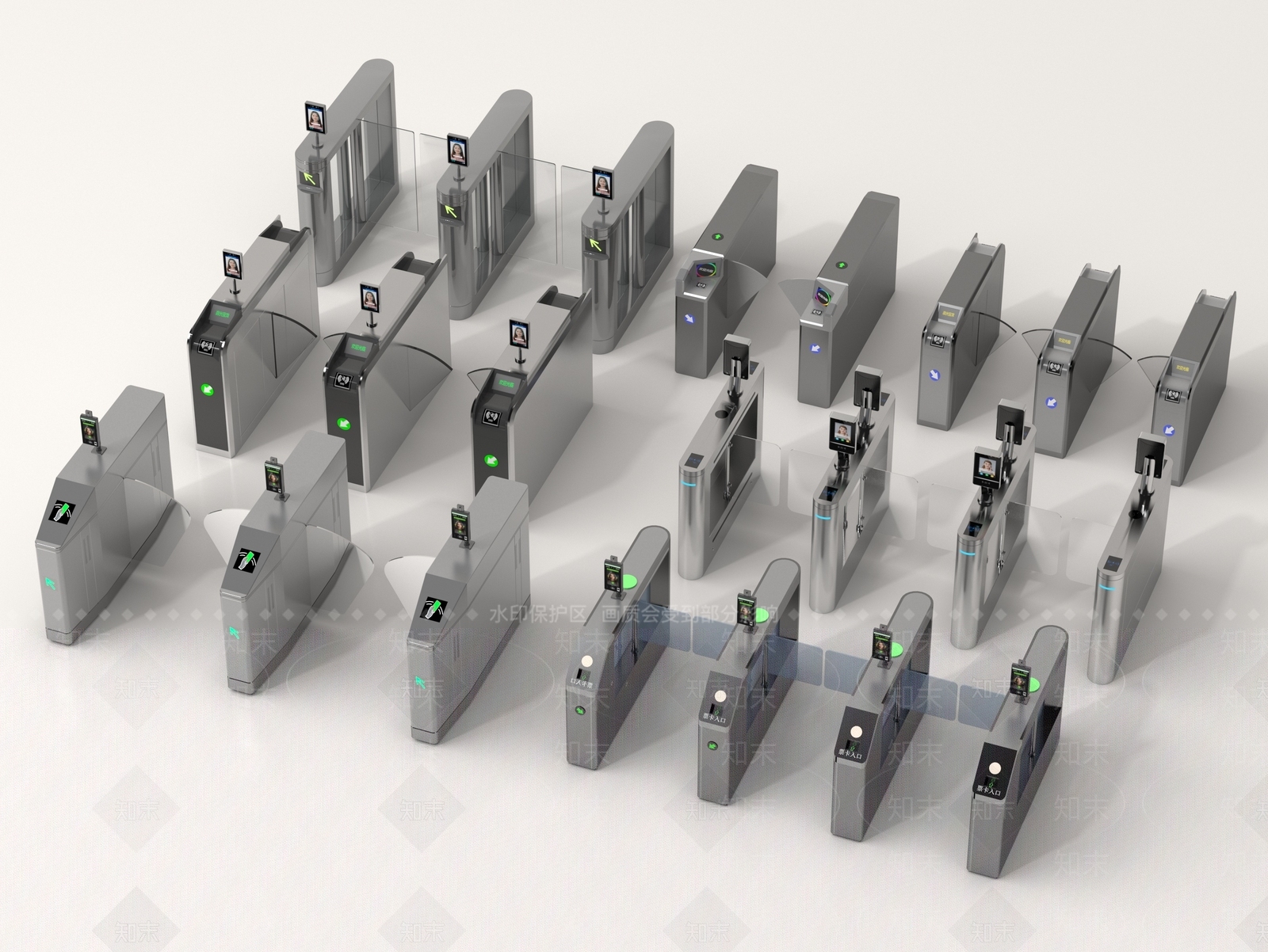 门禁SU模型下载【ID:1189973269】