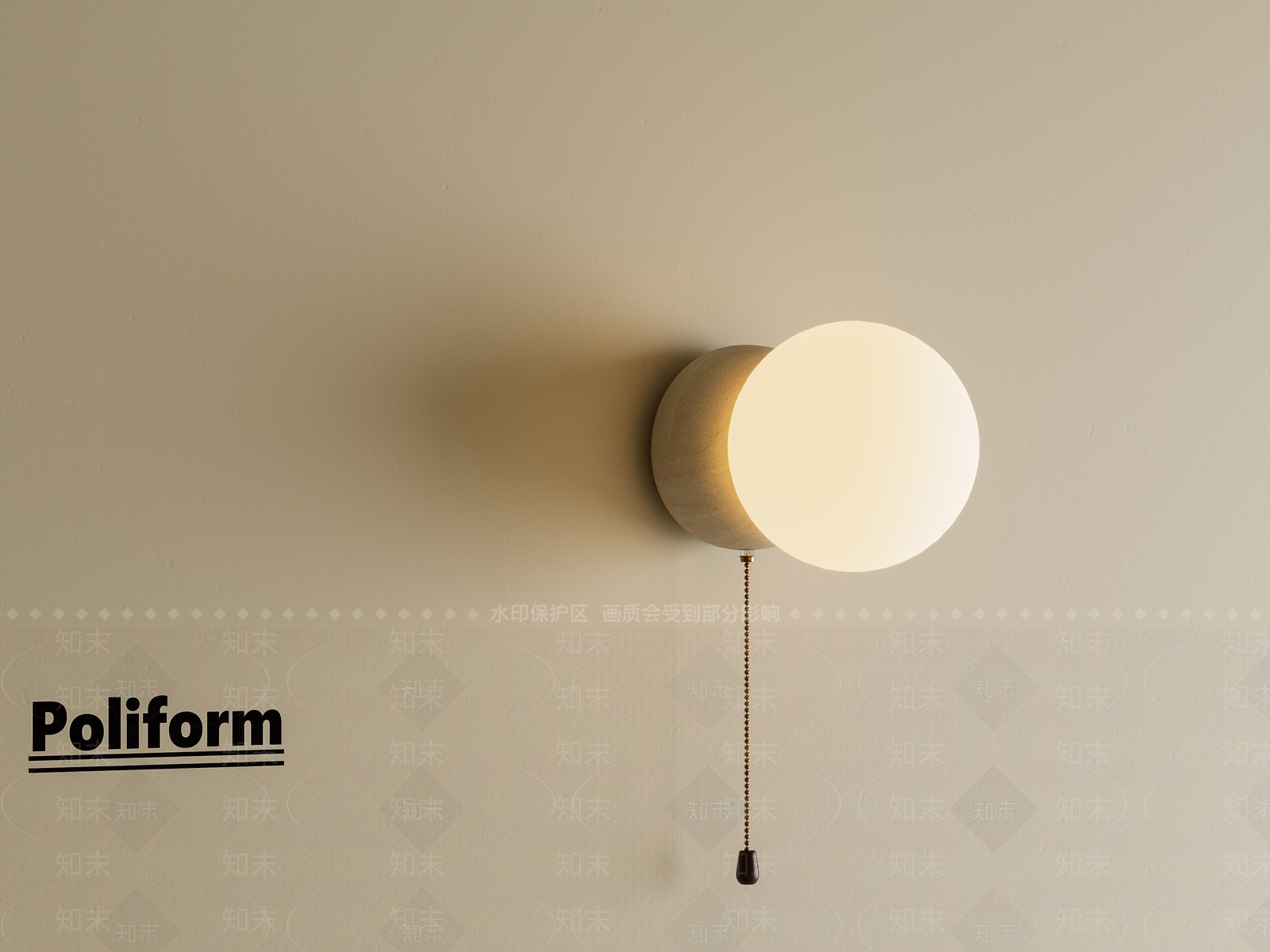 中古复古壁灯3D模型下载【ID:1189974470】