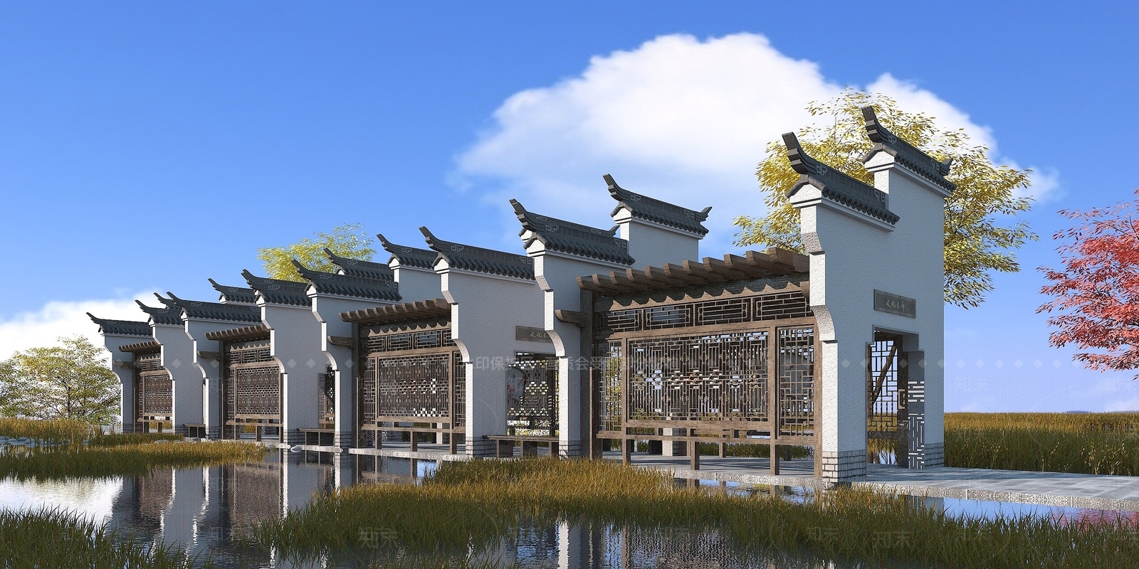 现代其他景观小品3D模型下载【ID:1189975196】