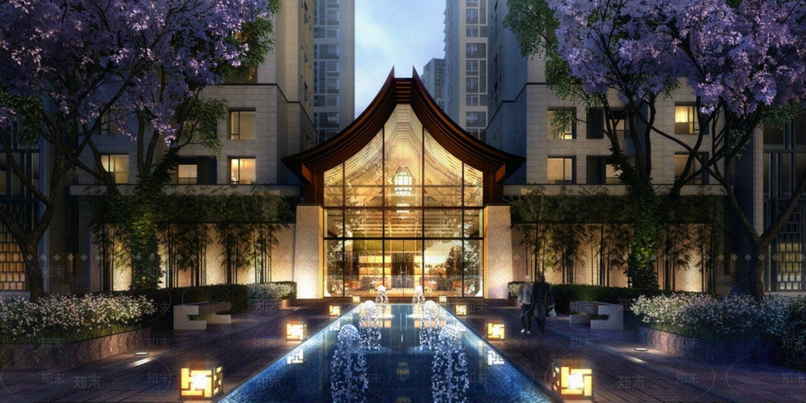 新中式会所酒店3D模型下载【ID:1189975565】