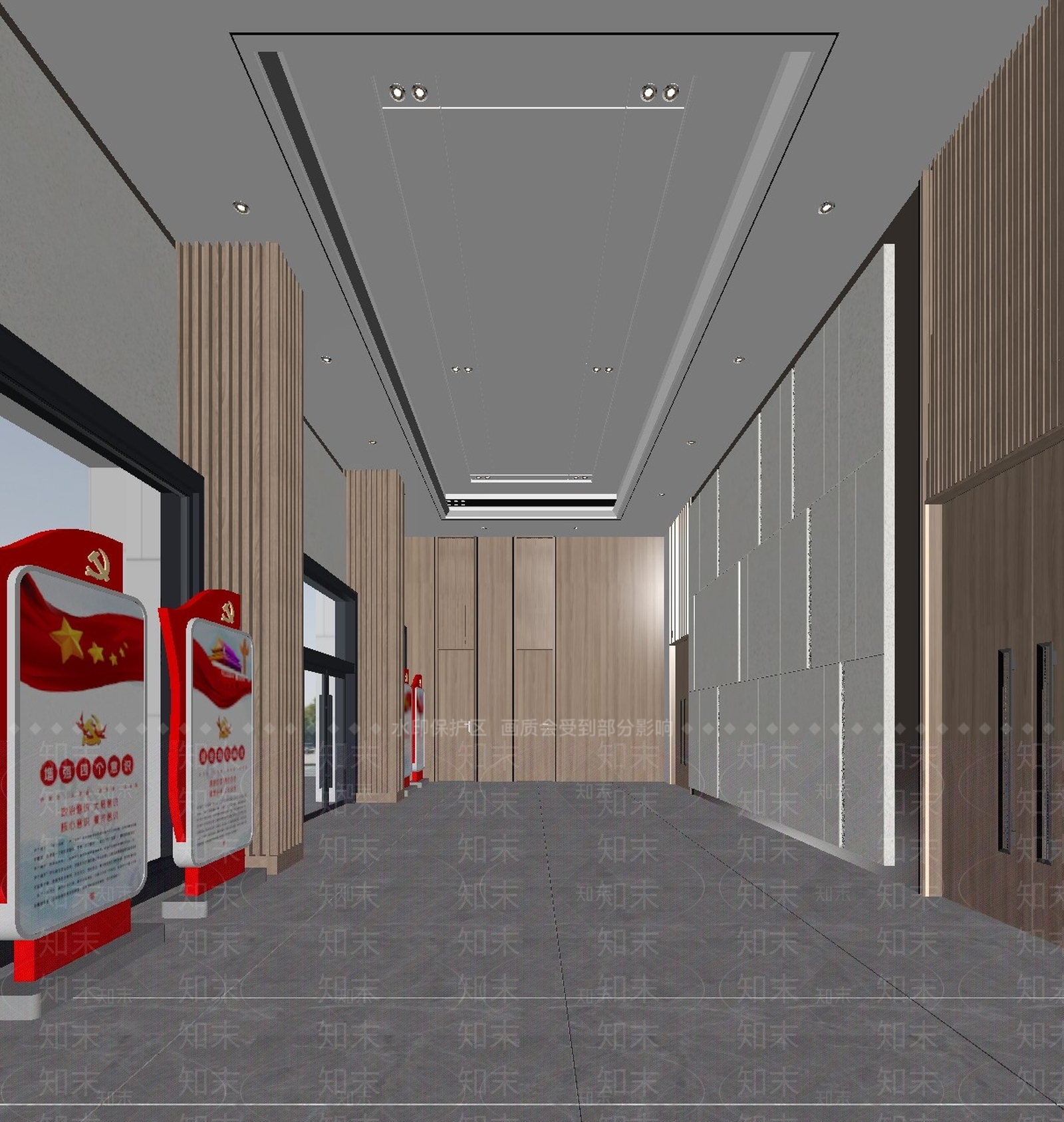 现代其他学校空间SU模型下载【ID:1189978655】