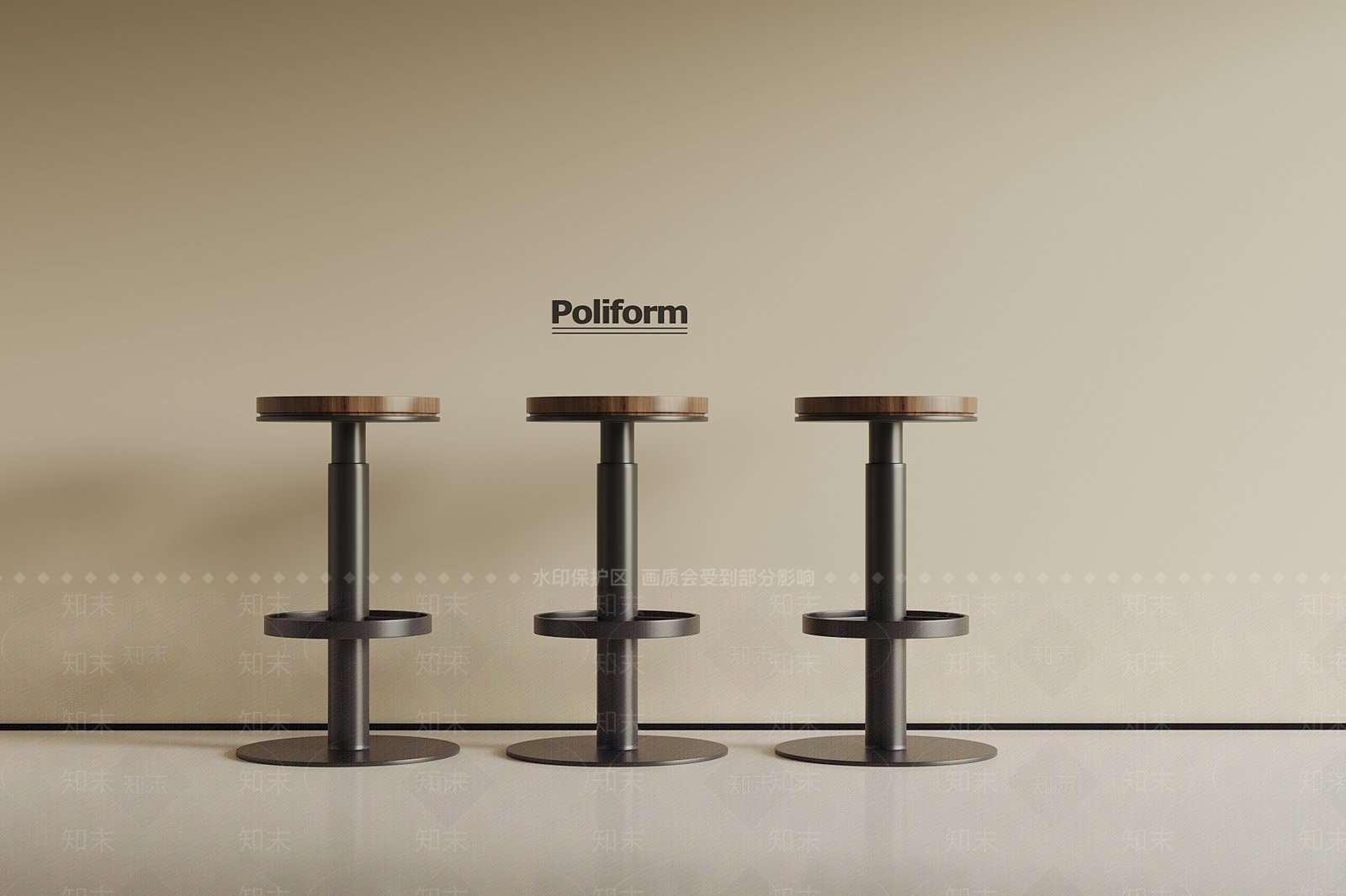 现代吧凳SU模型下载【ID:1189981771】