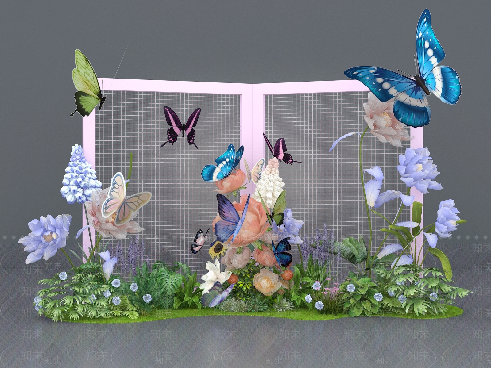 现代橱窗3D模型下载【ID:1189982642】