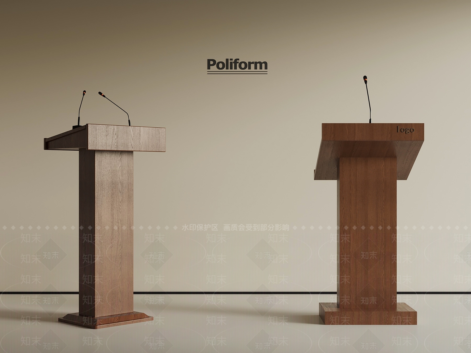 中古讲台3D模型下载【ID:1189987195】