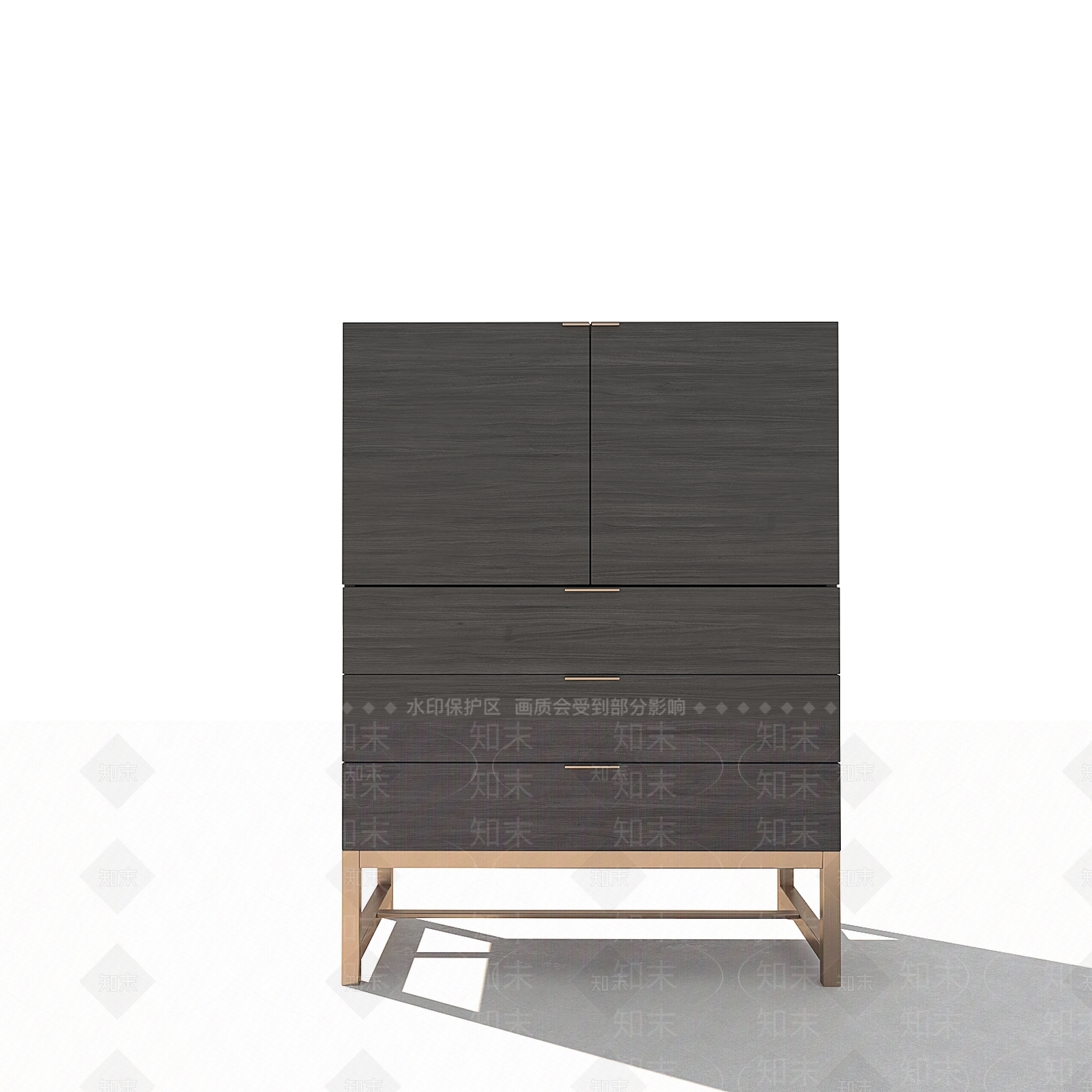 新中式现代玄关柜3D模型下载【ID:1189987836】
