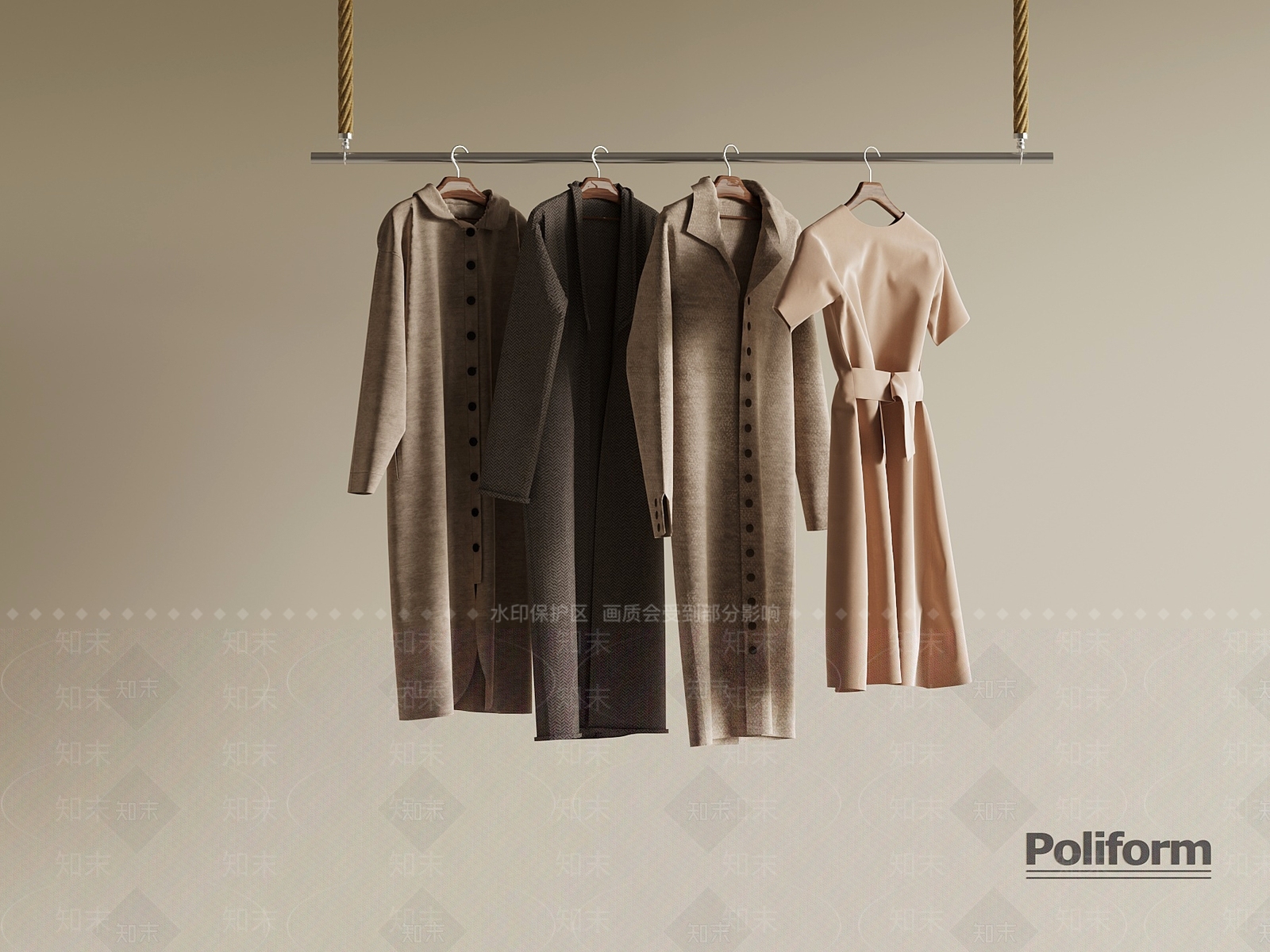 衣服SU模型下载【ID:1189990810】