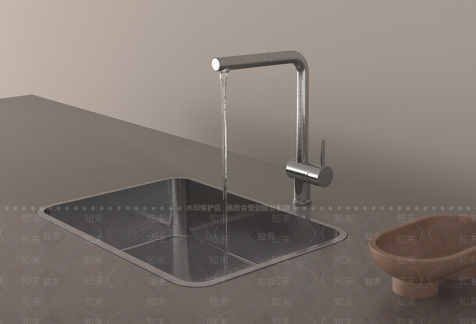 现代水龙头SU模型下载【ID:1189991861】
