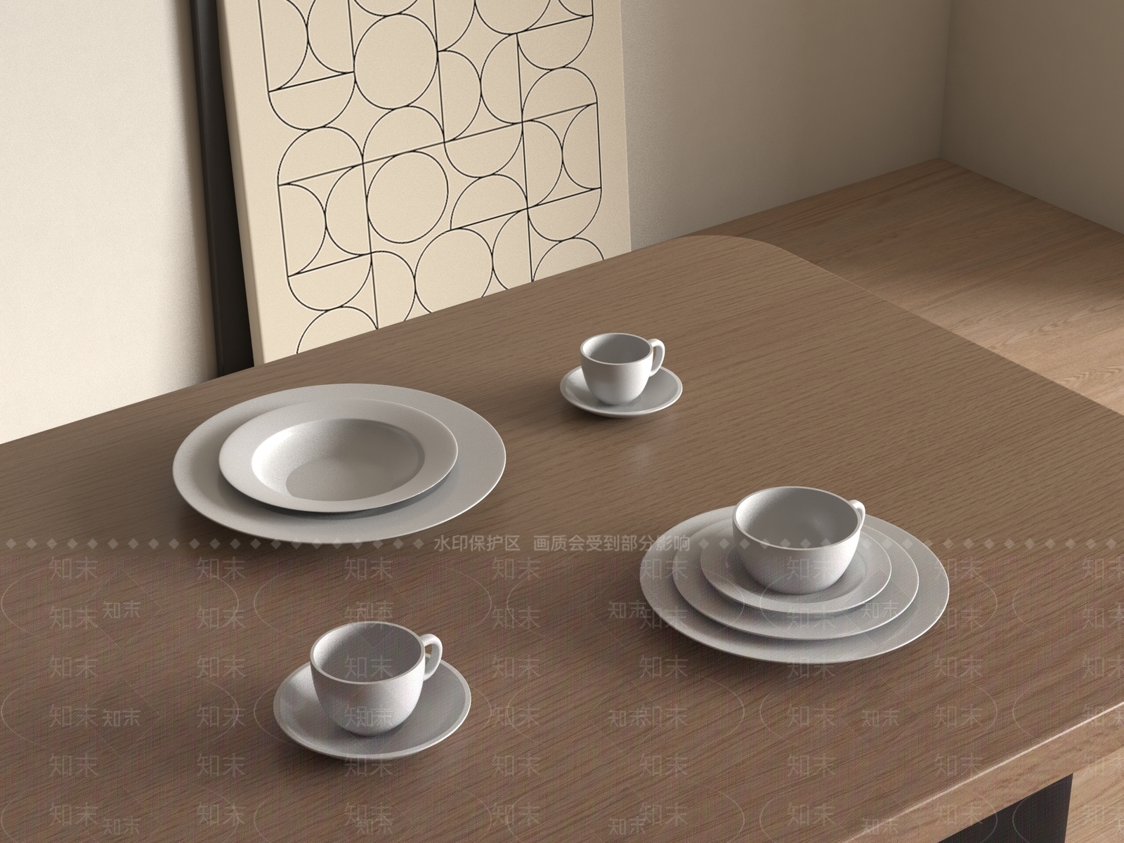 餐具3D模型下载【ID:1189992172】