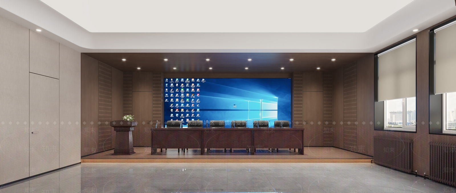 现代会议室3D模型下载【ID:1189996694】