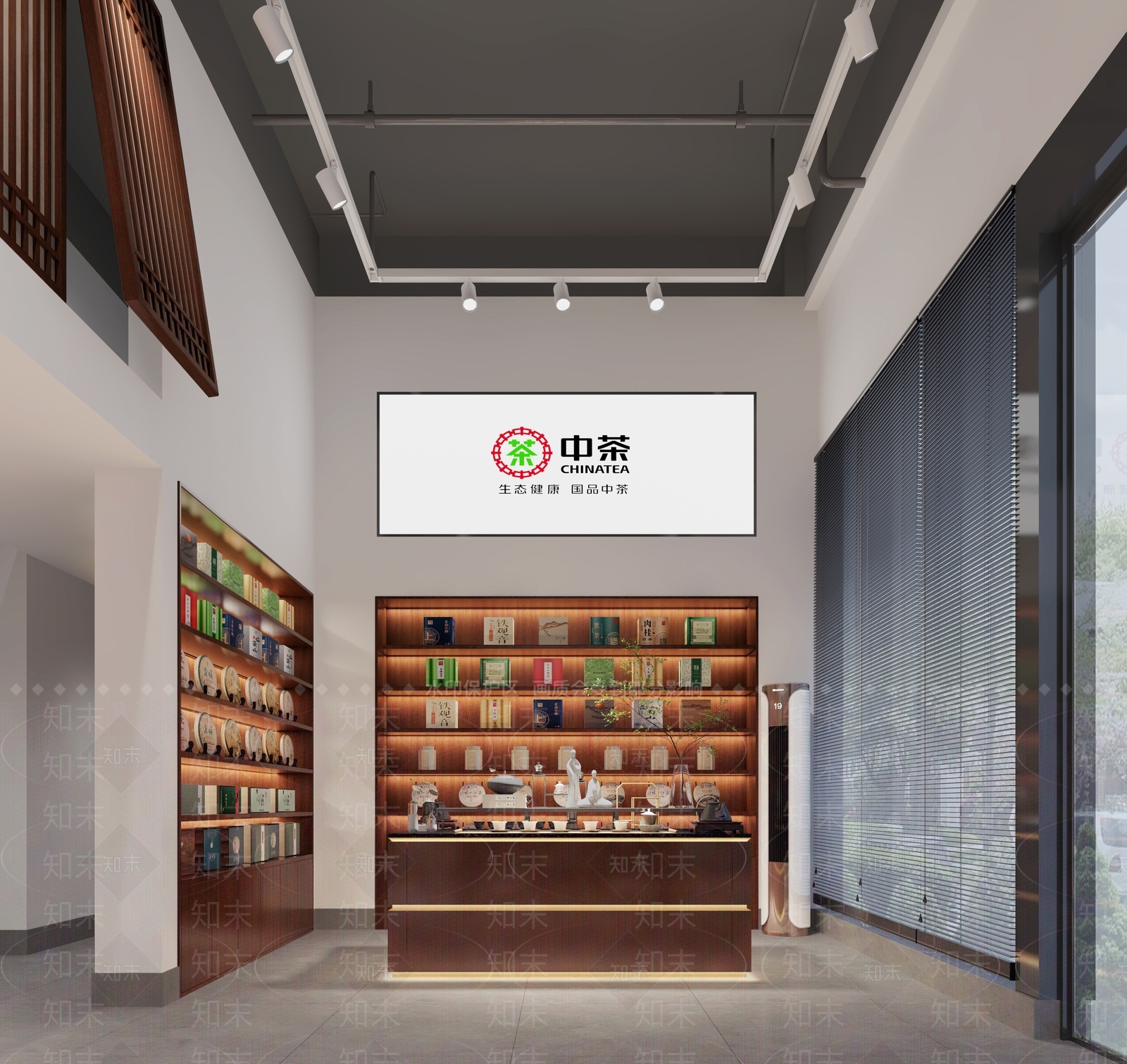 中式茶叶店3D模型下载【ID:1189998063】