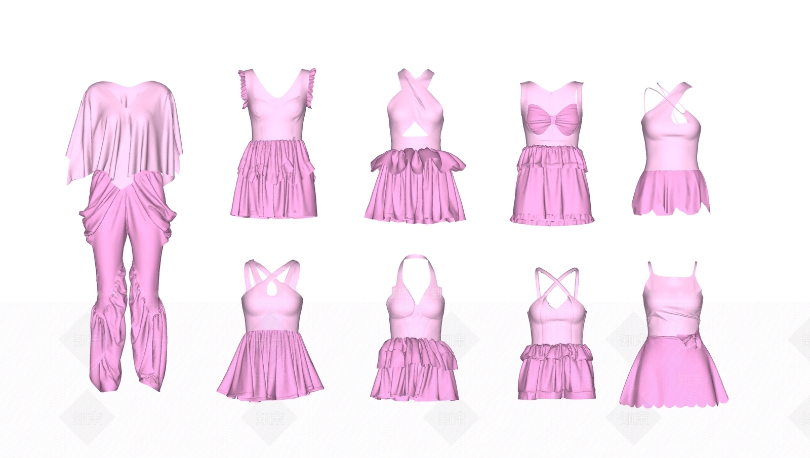 衣服SU模型下载【ID:1189998497】