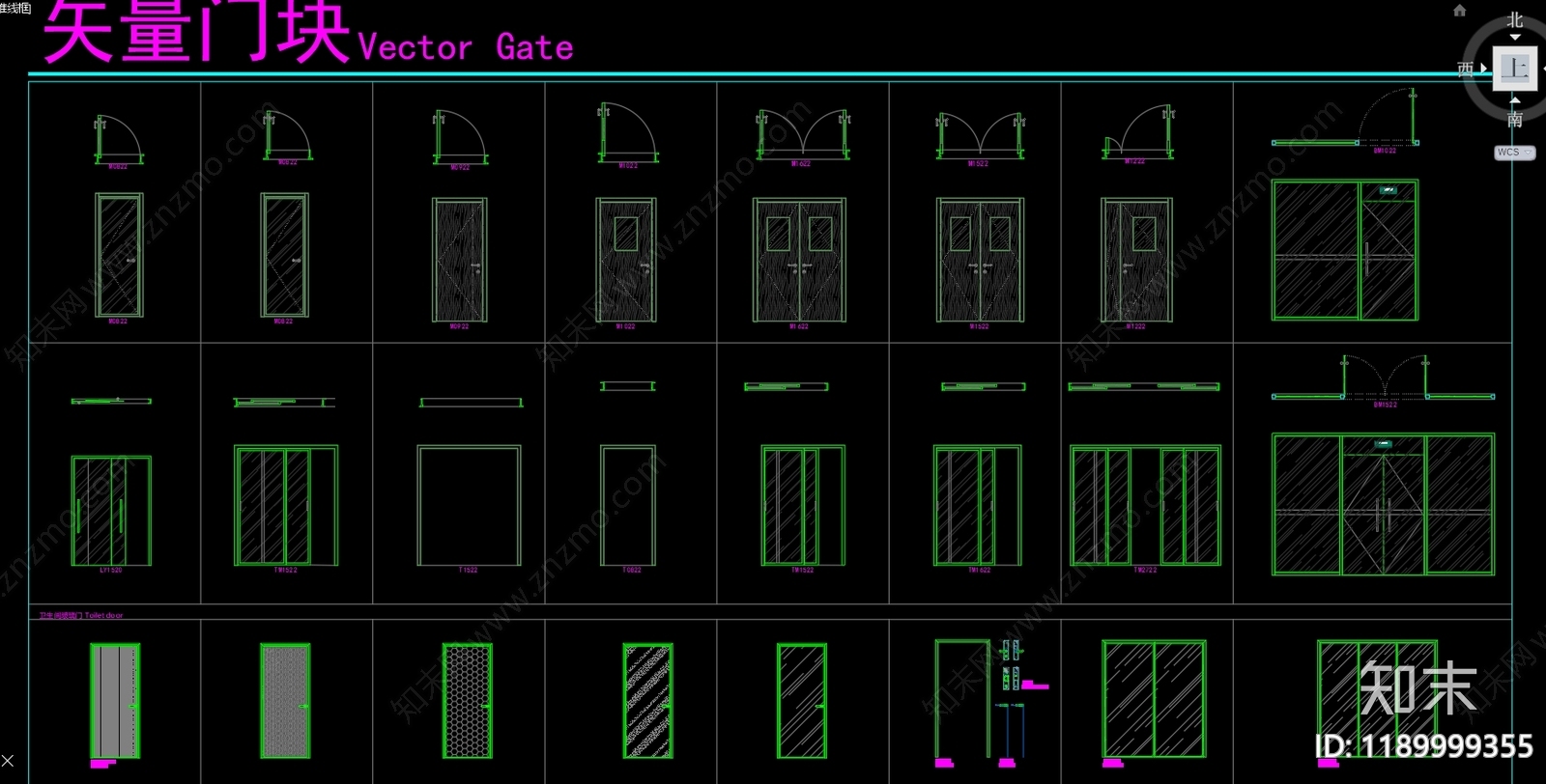 现代新中式家具图库施工图下载【ID:1189999355】