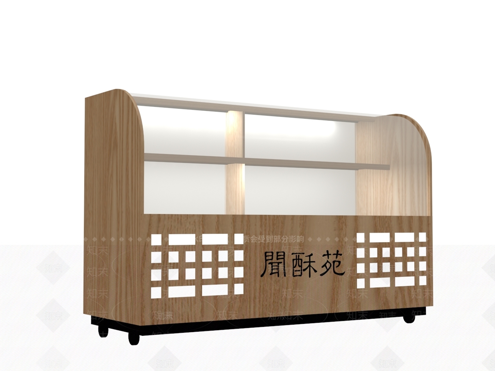 新中式酒柜3D模型下载【ID:1190003031】