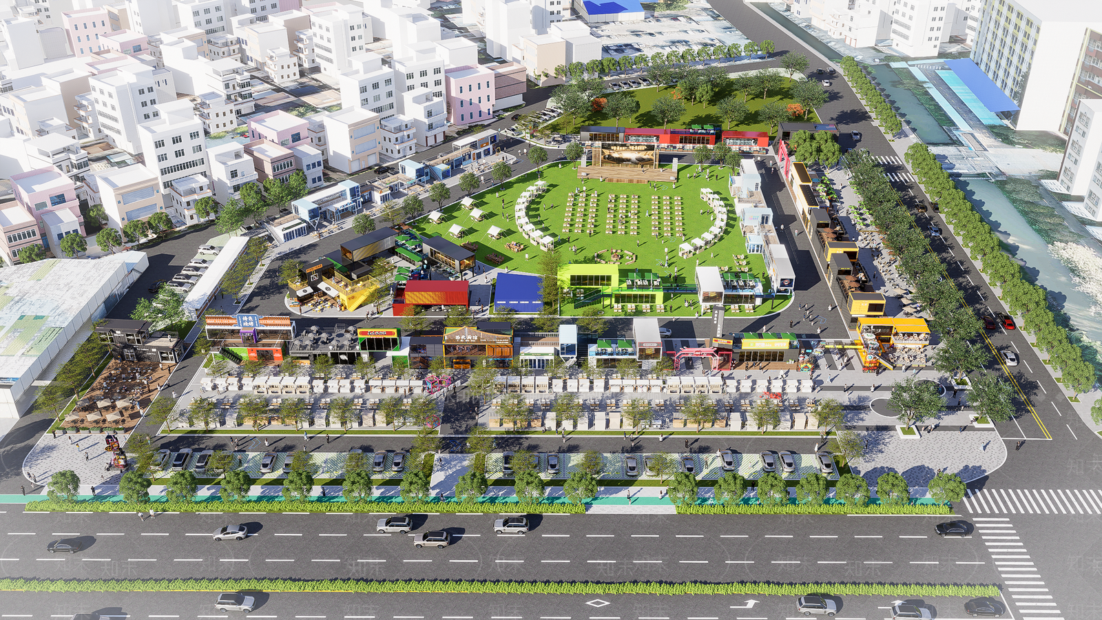 轻奢集市SU模型草图
