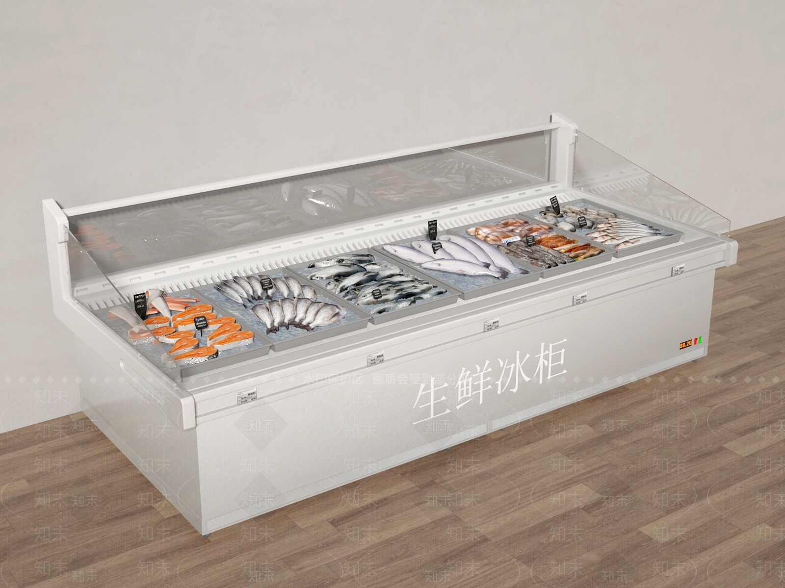 冰柜SU模型下载【ID:1190014658】