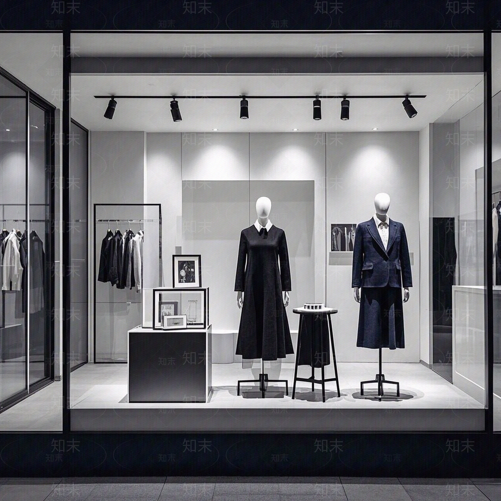 现代橱窗贴图下载【ID:1190017406】