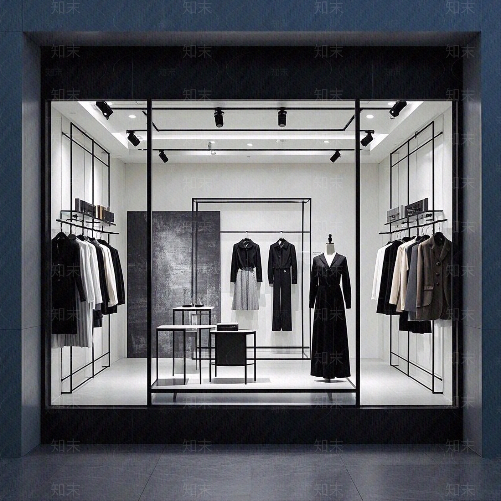 现代橱窗贴图下载【ID:1190017624】