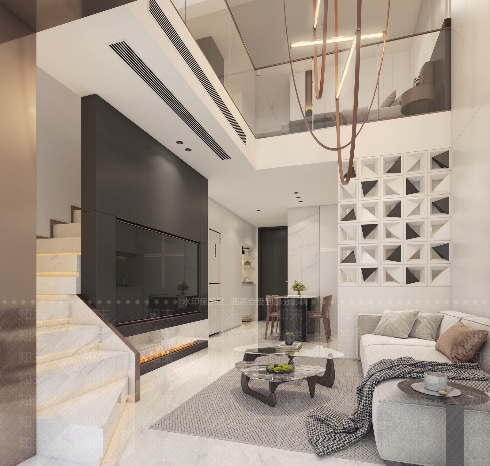 现代公寓3D模型下载【ID:1190022101】