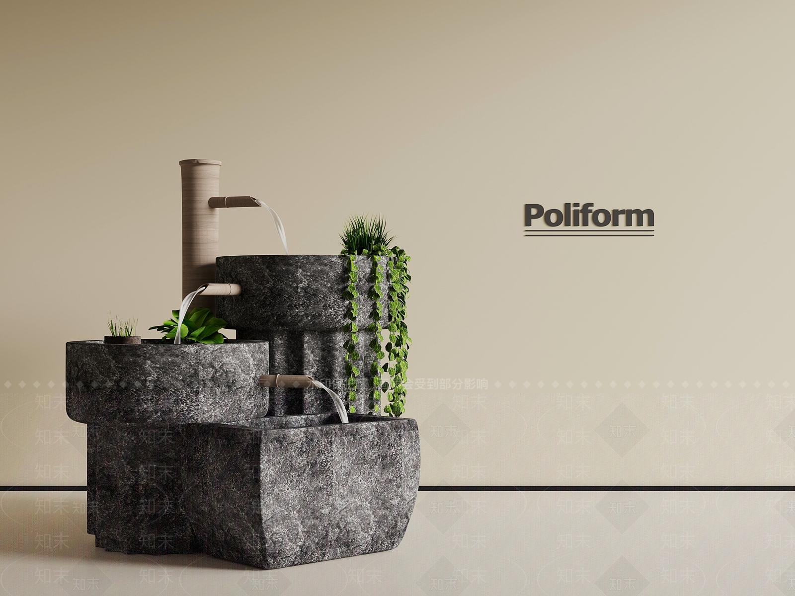 现代水槽SU模型下载【ID:1190018357】