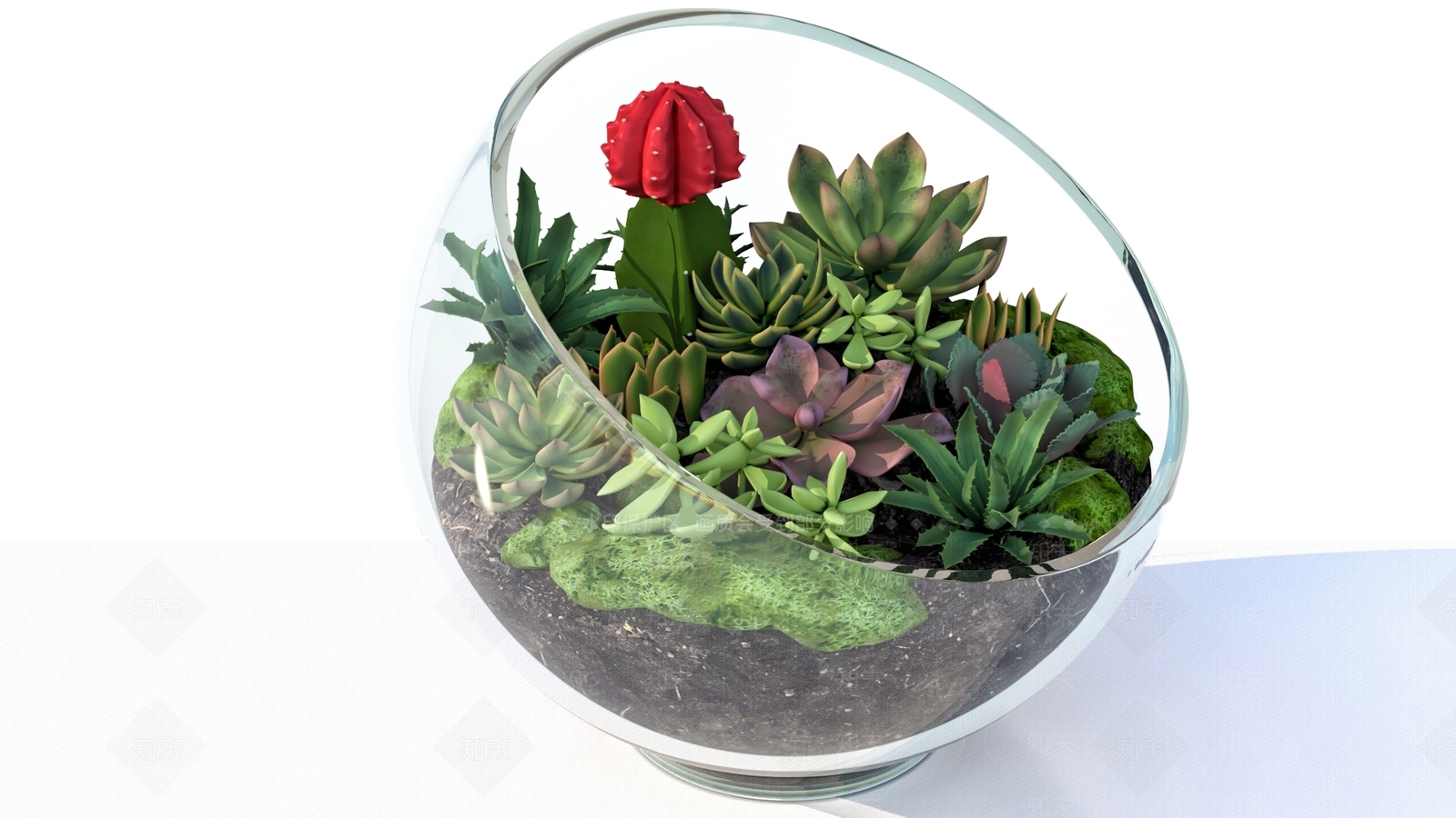 盆栽3D模型下载【ID:1190019223】
