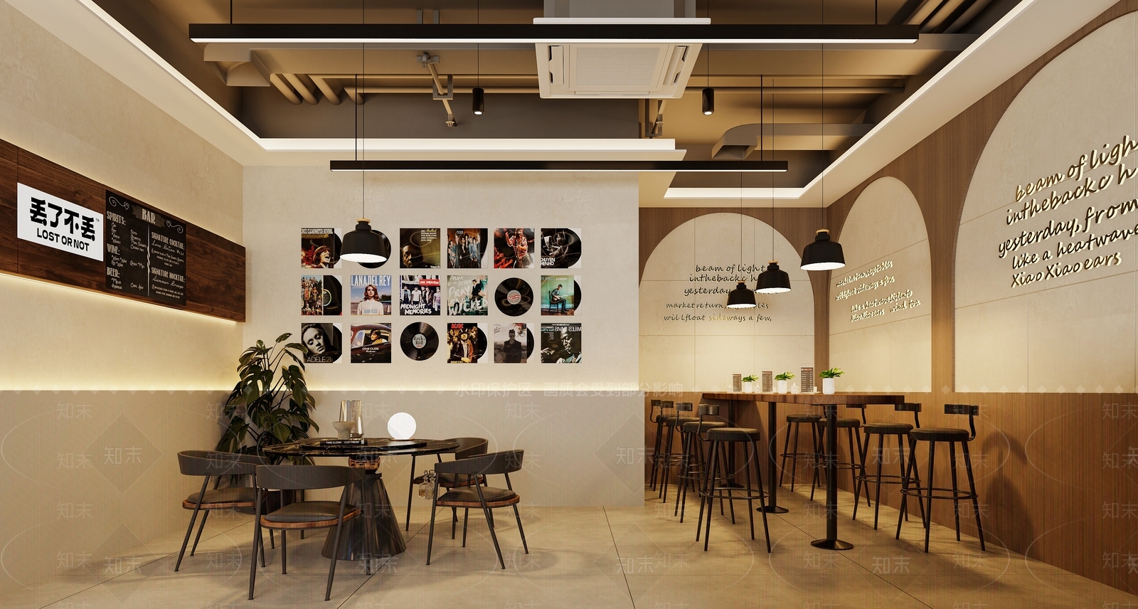 复古工业咖啡厅3D模型下载【ID:1190050245】