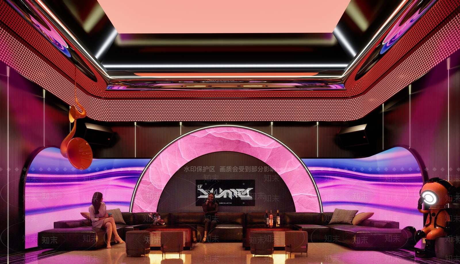 现代轻奢KTVSU模型下载【ID:1190025384】