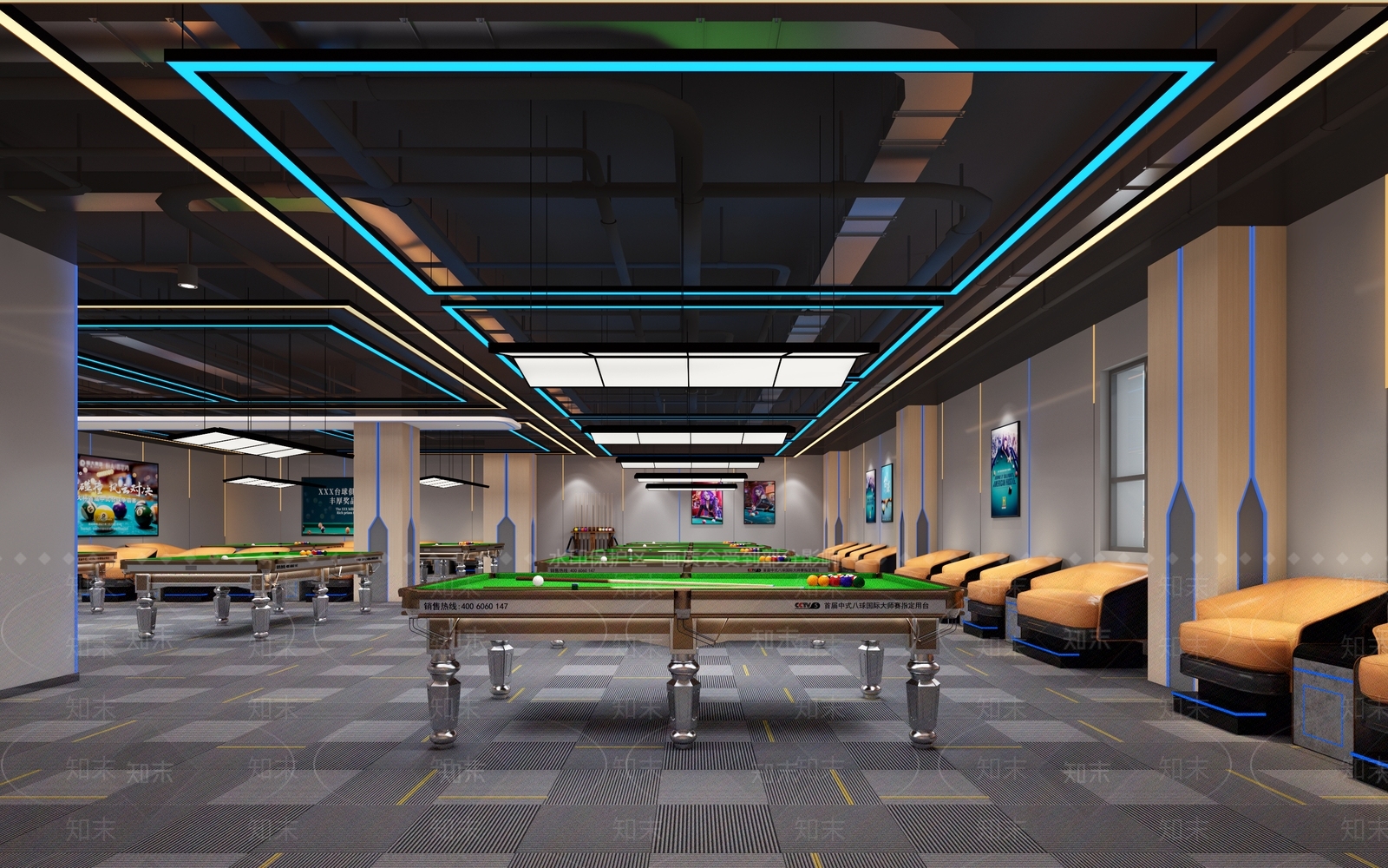 现代其他商业空间3D模型下载【ID:1190029734】