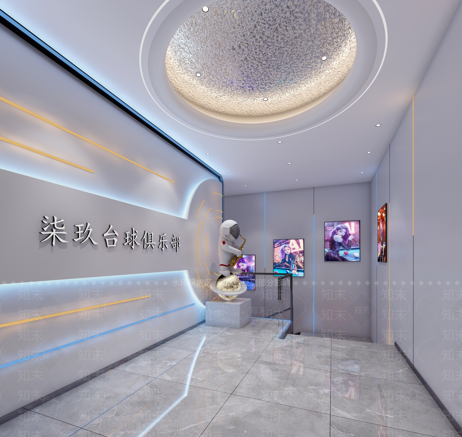 现代其他商业空间3D模型下载【ID:1190030080】