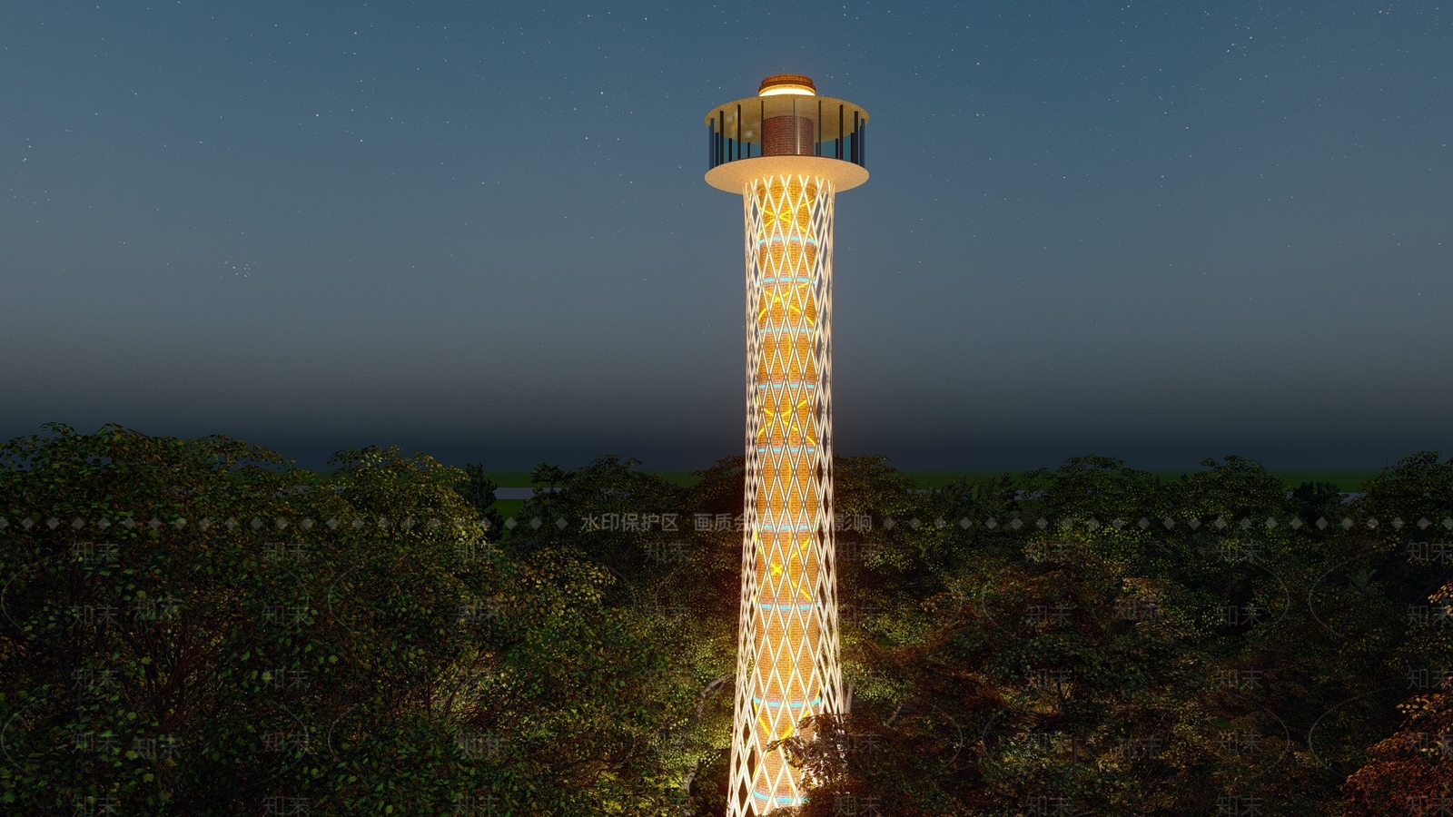现代其他景观小建筑SU模型下载【ID:1190036081】