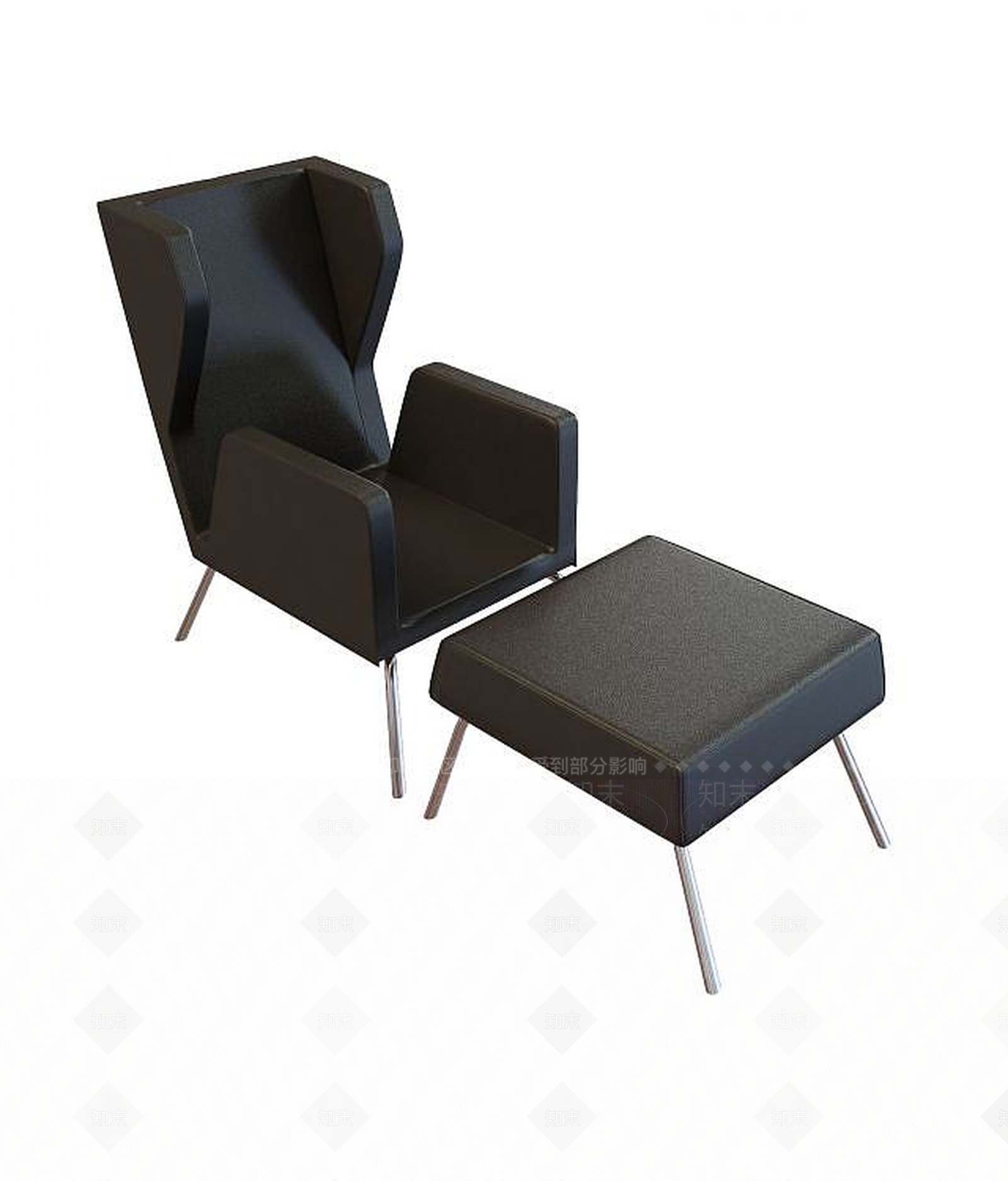 现代沙发躺椅3D模型下载【ID:1190039326】