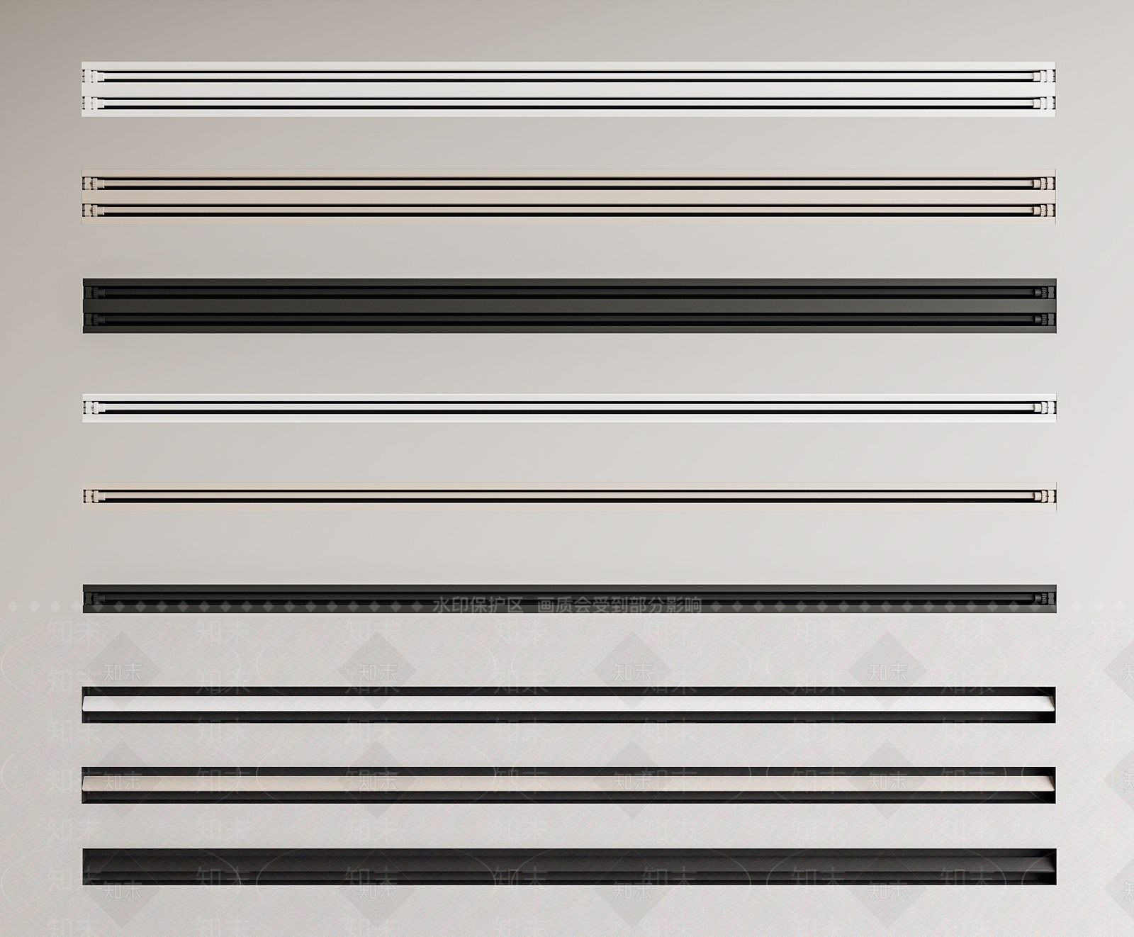 空调出风口SU模型下载【ID:1190040427】