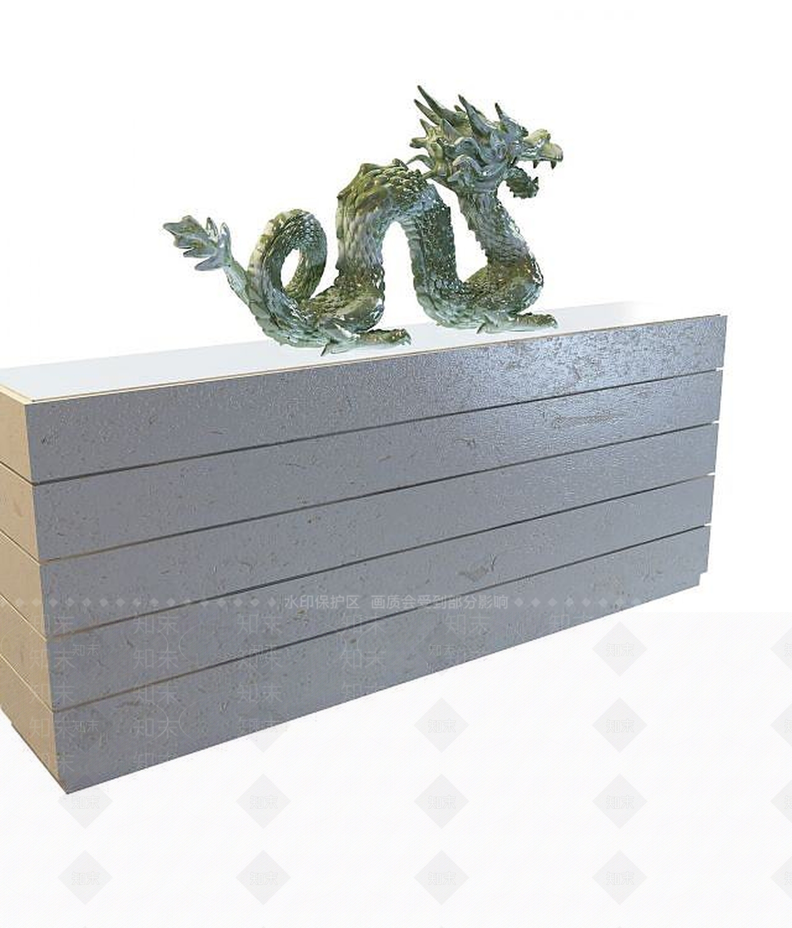 现代展示台3D模型下载【ID:1190043362】