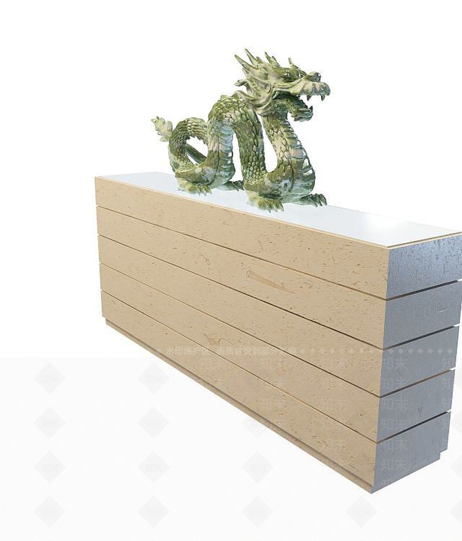 现代展示台3D模型下载【ID:1190043362】