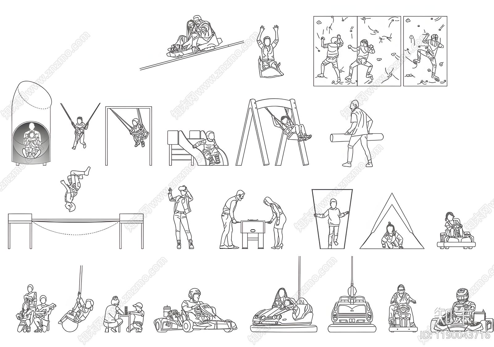 现代综合器材设备图库施工图下载【ID:1190043716】