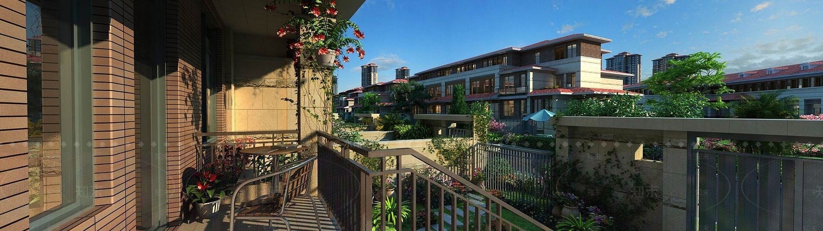 中式别墅3D模型下载【ID:1190043733】